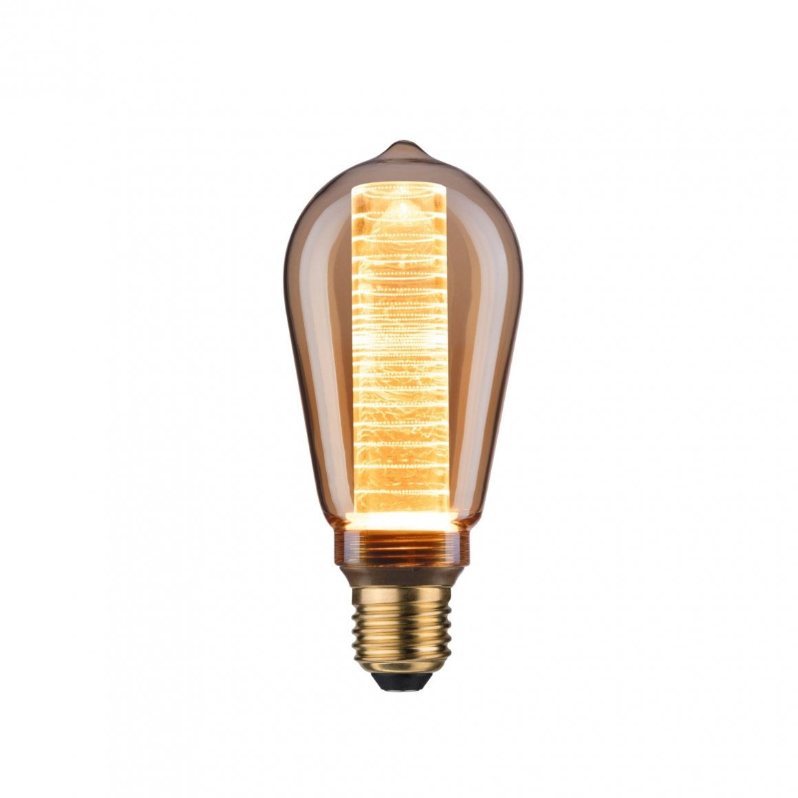  Inner Glow Edition LED Kolben Innenkolben Ringmuster  E27 230V 200lm 4W 1800K Gold