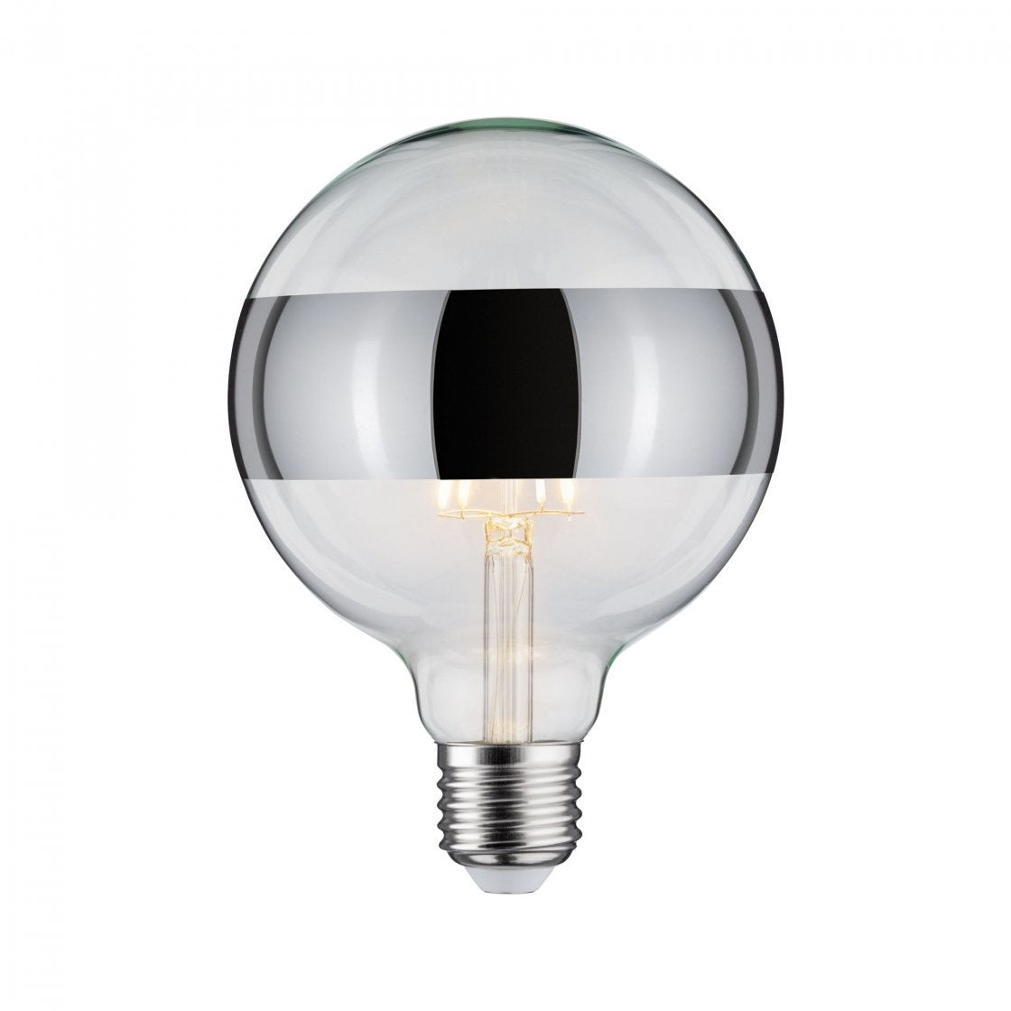  Modern Classic Edition LED Globe Ringspiegel  E27 230V 640lm 6,5W 2700K Ringspiegel Silber