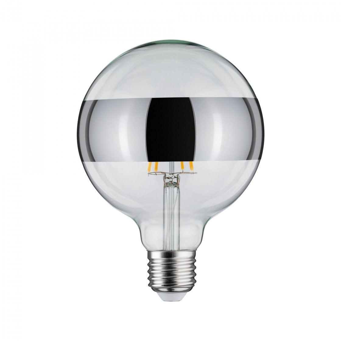  Modern Classic Edition LED Globe Ringspiegel  E27 230V 640lm 6,5W 2700K Ringspiegel Silber