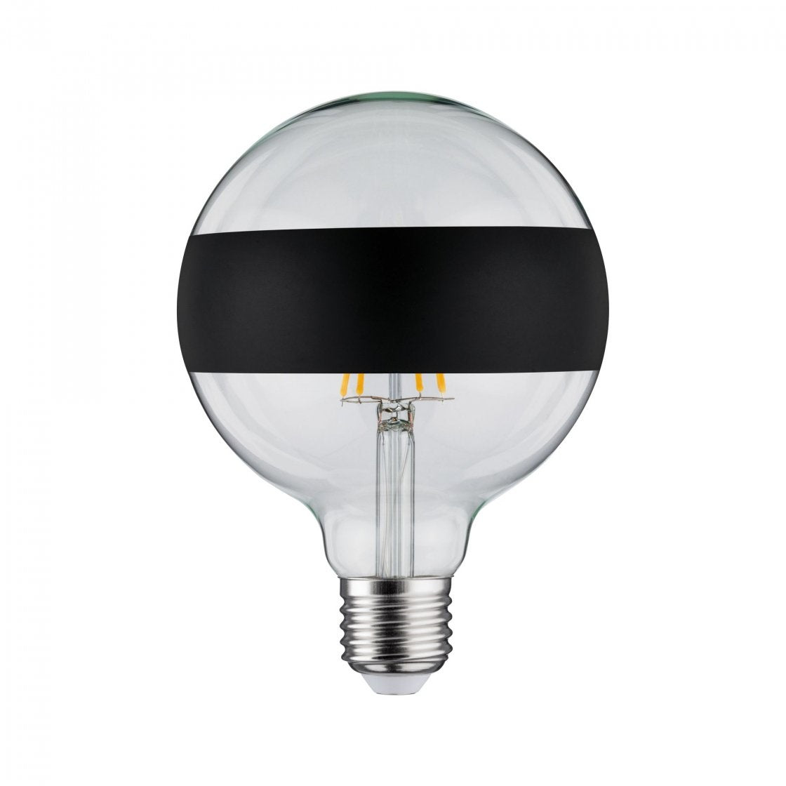  Modern Classic Edition LED Globe Ringspiegel  E27 230V 640lm 6,5W 2700K Ringspiegel Schwarz matt