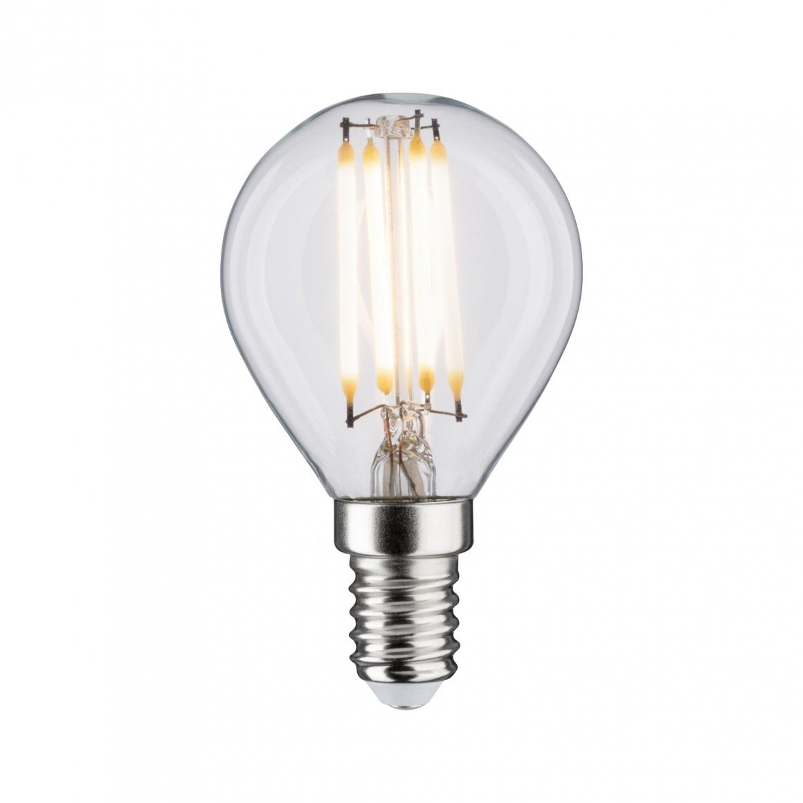 LED Tropfen Filament E14 230V 470lm 4,8W 2700K dimmbar Klar