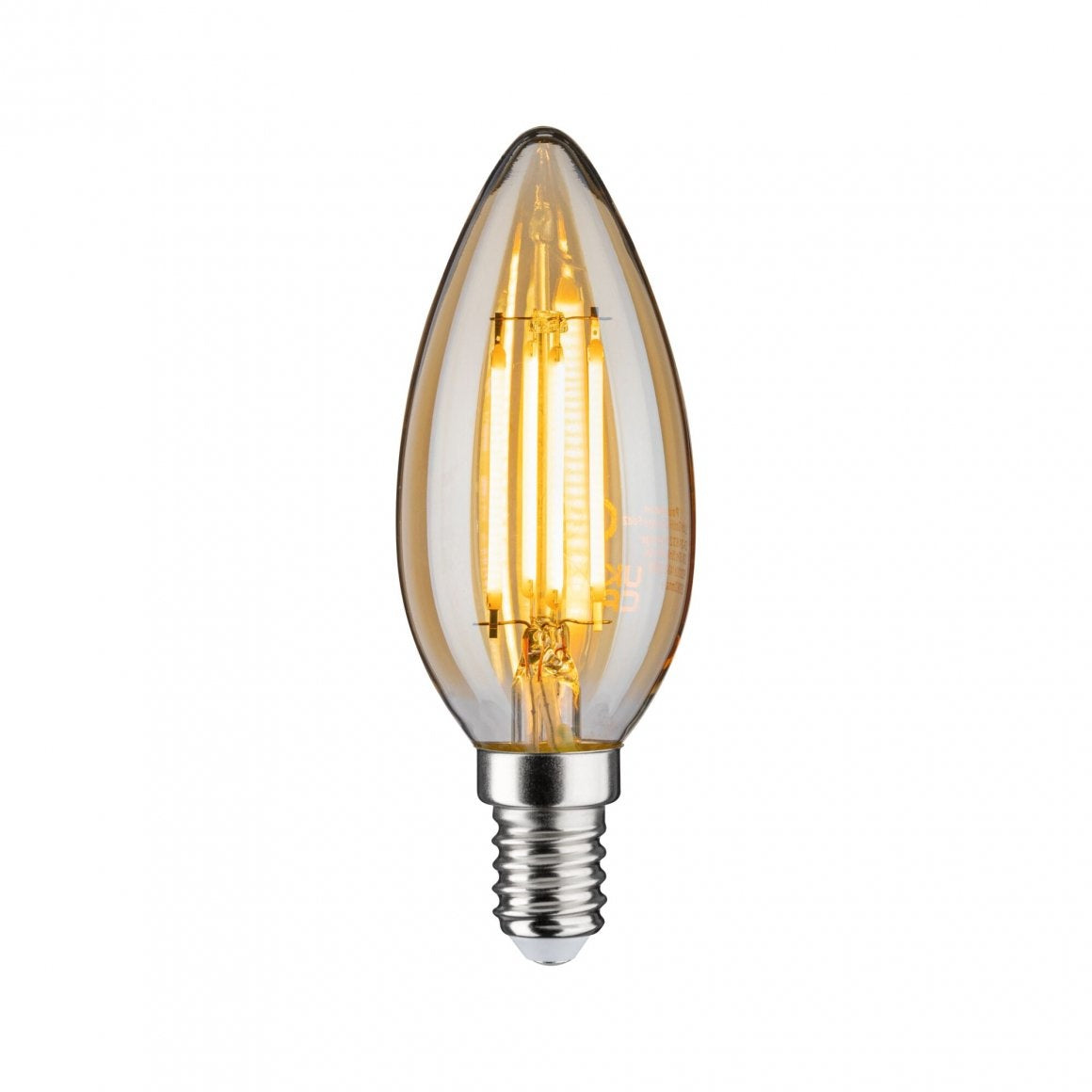  Vintage Edition LED Kerze klares Glas  E14 230V 430lm 4,7W 2500K Gold