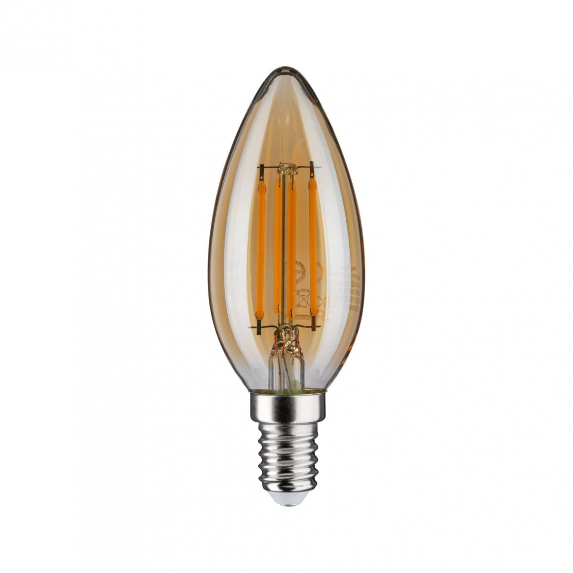  Vintage Edition LED Kerze klares Glas  E14 230V 430lm 4,7W 2500K Gold