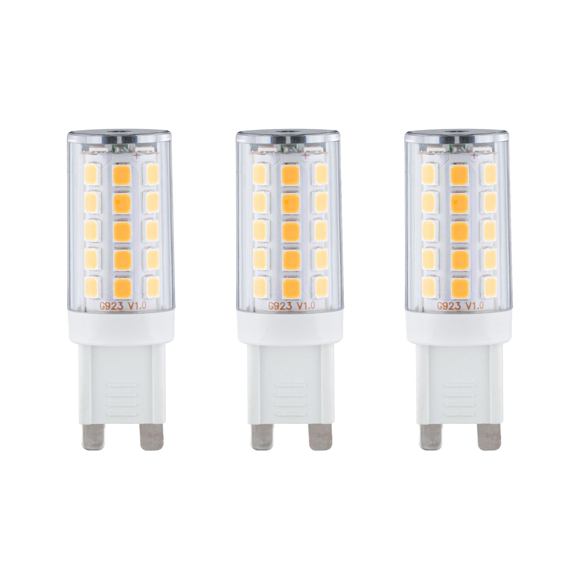 Standard 230V LED Stiftsockel  3er-Pack 3x250lm 3x2,5W 2700K Klar