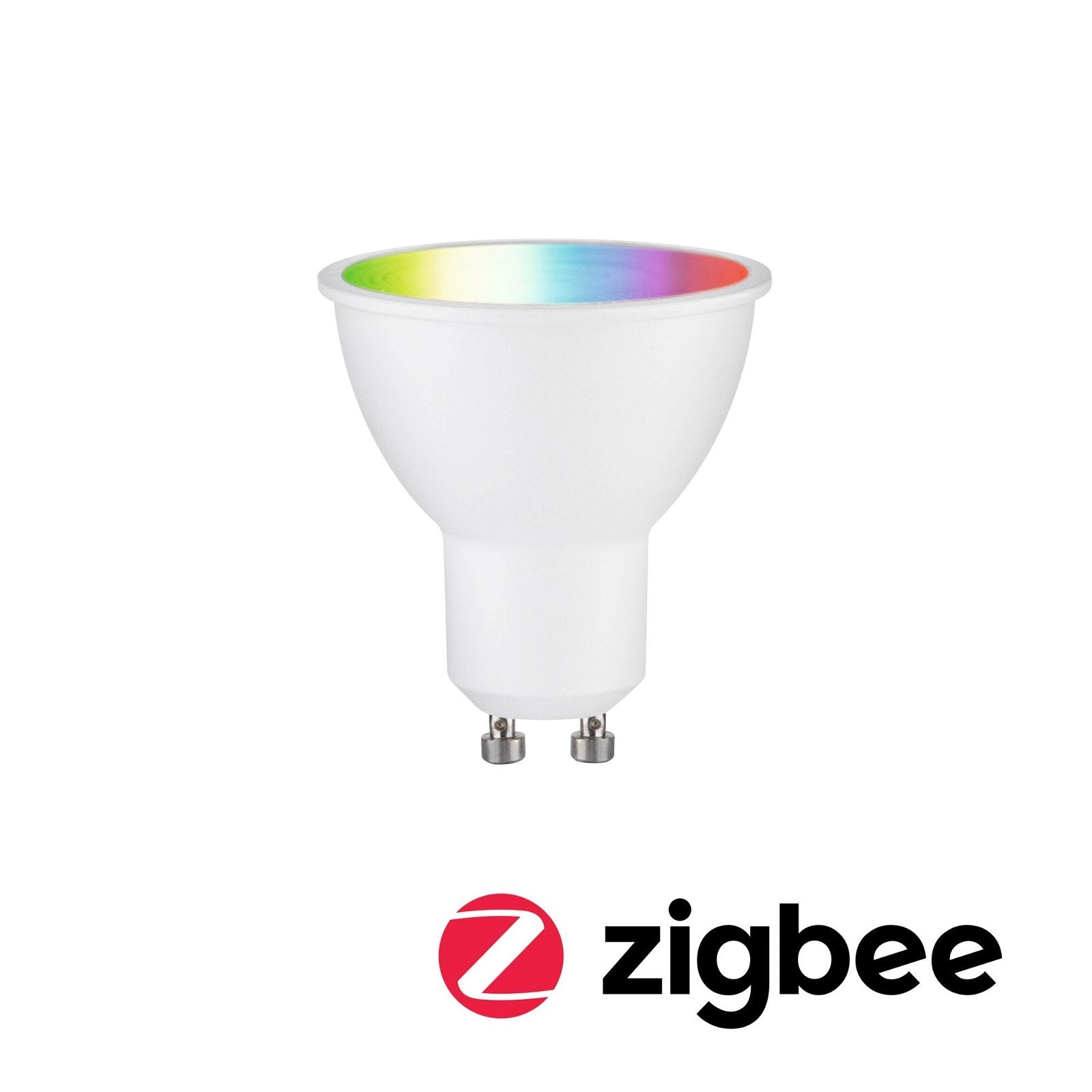  Standard 230V Smart Home Zigbee 3.0 LED Reflektor GU10  350lm 4,8W RGBW+ dimmbar Weiß matt