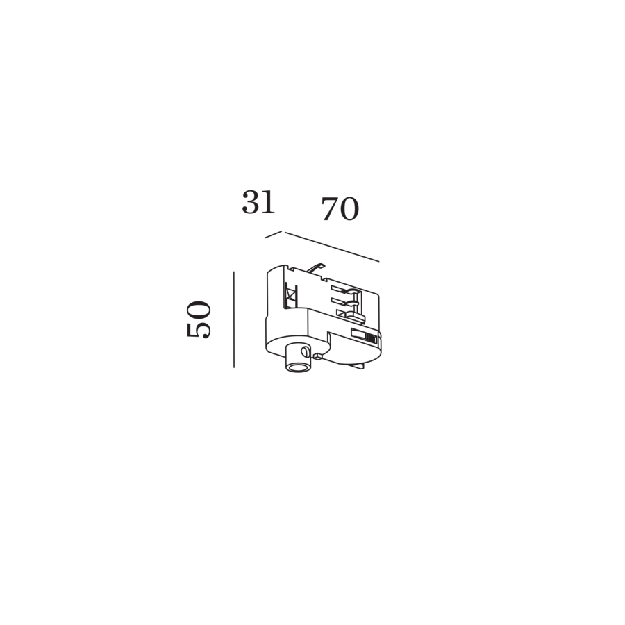 3-PHASE TRACK ADAPTER