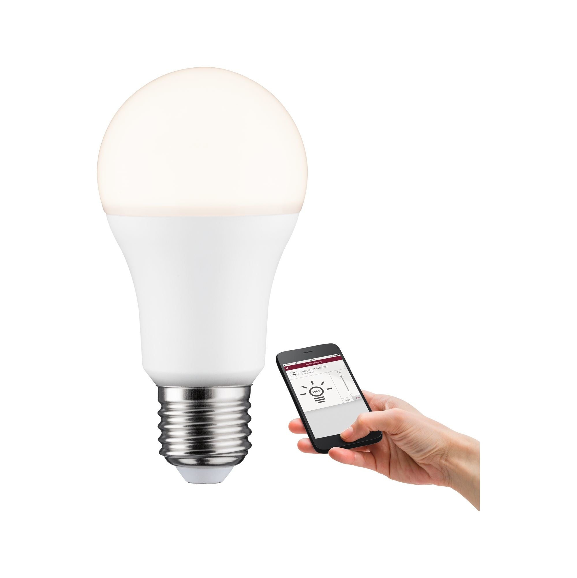 Smart Home Zigbee LED Standardform 9 Watt Matt E27 2.700K Warmweiß