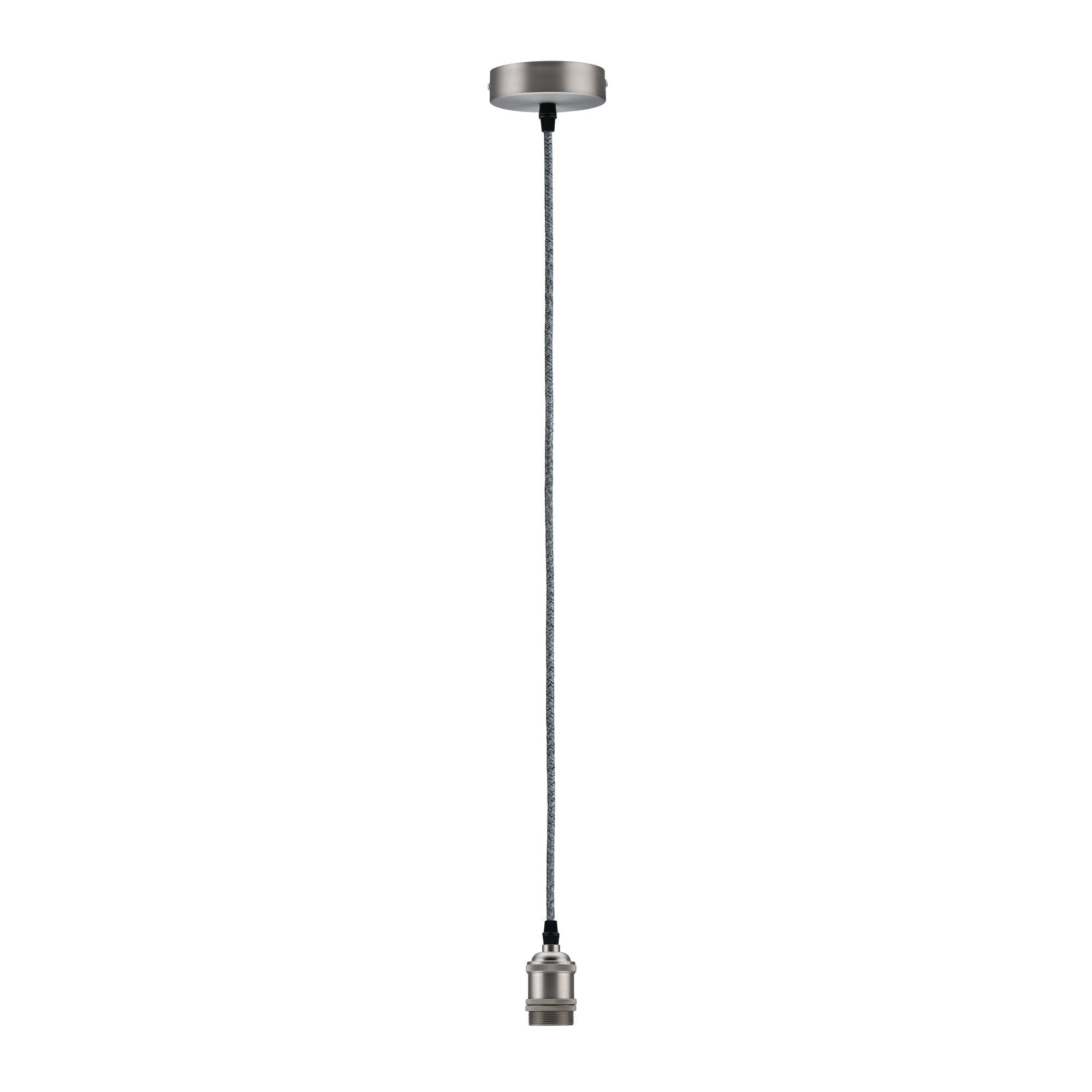 Neordic Eldar Pendelleuchte max1x20WE27 Grau/Nickel geb 230V Metall