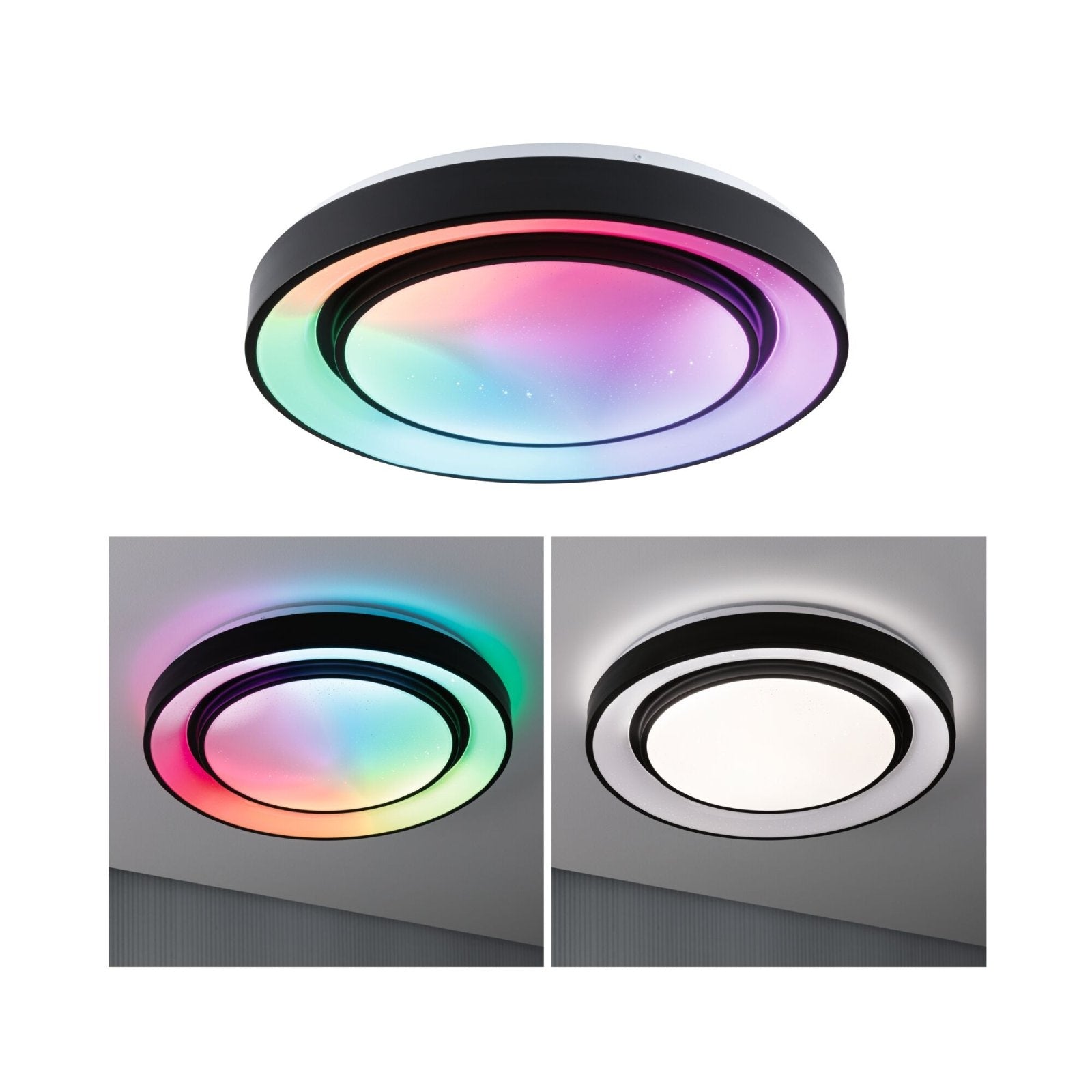  LED Deckenleuchte Rainbow mit Regenbogeneffekt  Ø 475mm