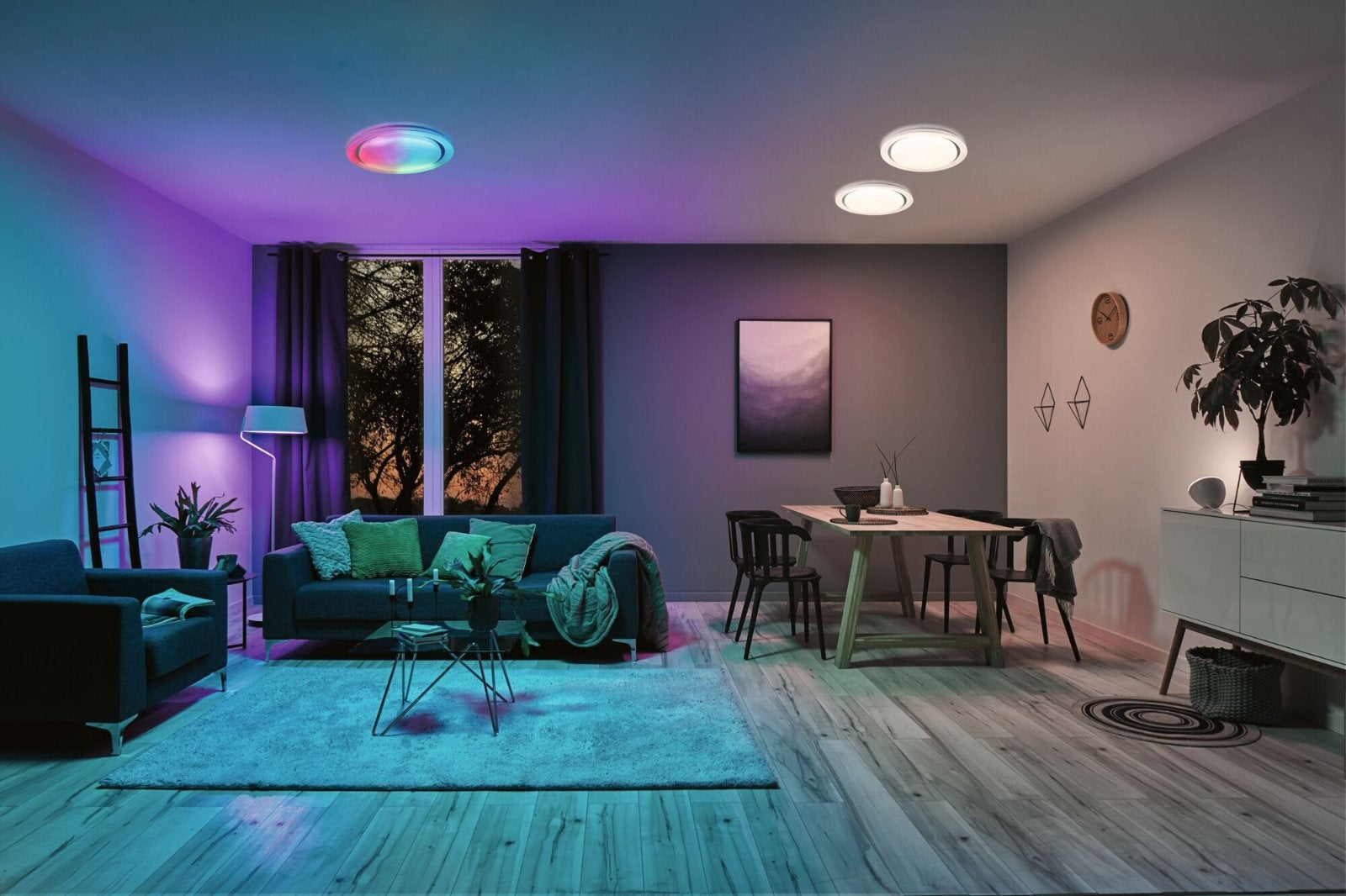  LED Deckenleuchte Rainbow mit Regenbogeneffekt 