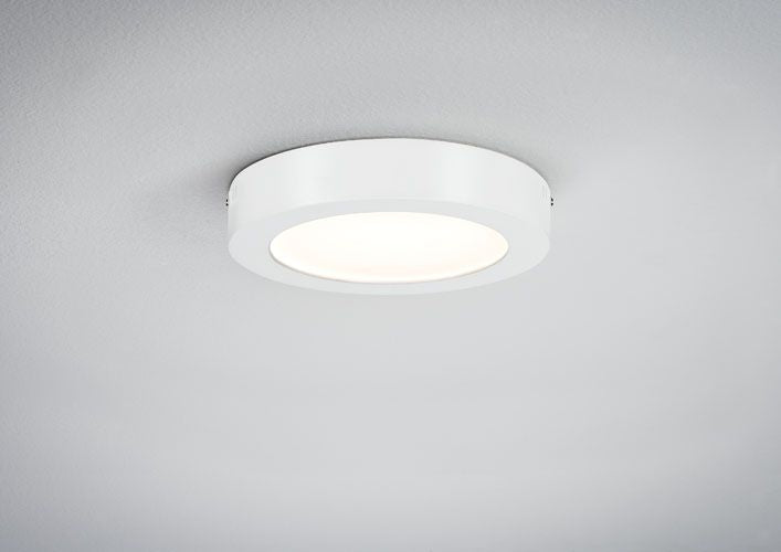 WallCeiling Lunar LED-Panel 170mm 11W 230V Weiß matt Alu