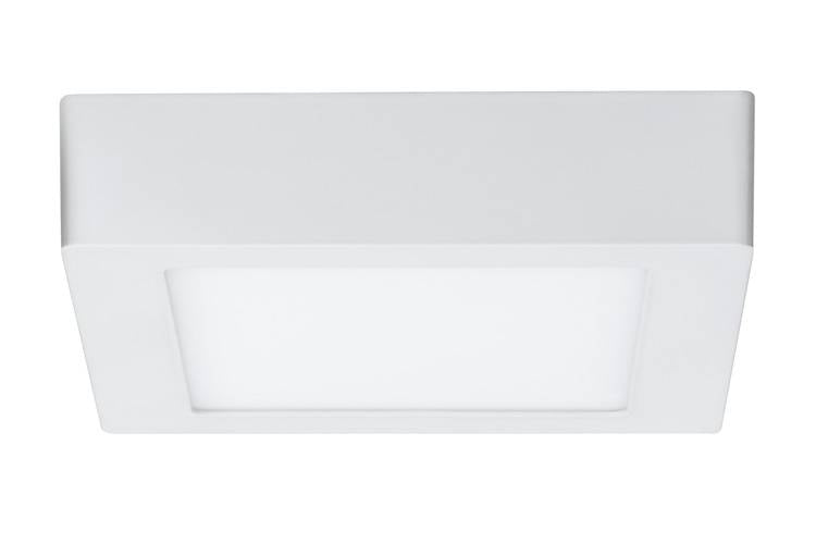 WallCeiling Lunar LED-Panel 170x170mm 10,5W 230V Weiß matt Alu