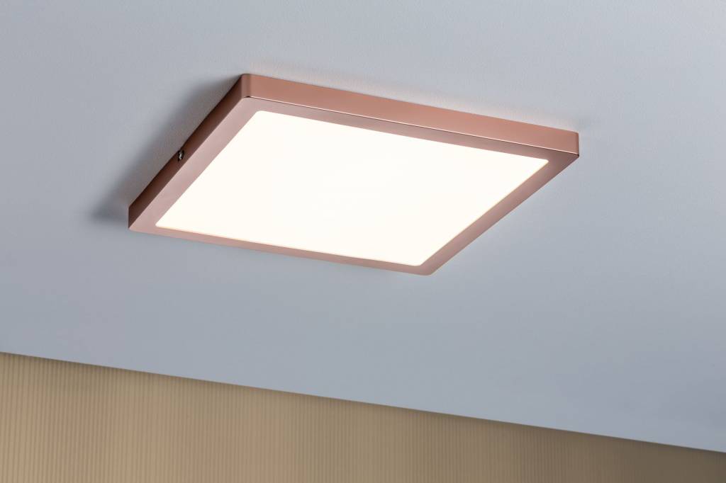 WallCeiling Atria LED-Panel 300x300mm 24W Rosegold 230V Kunststoff