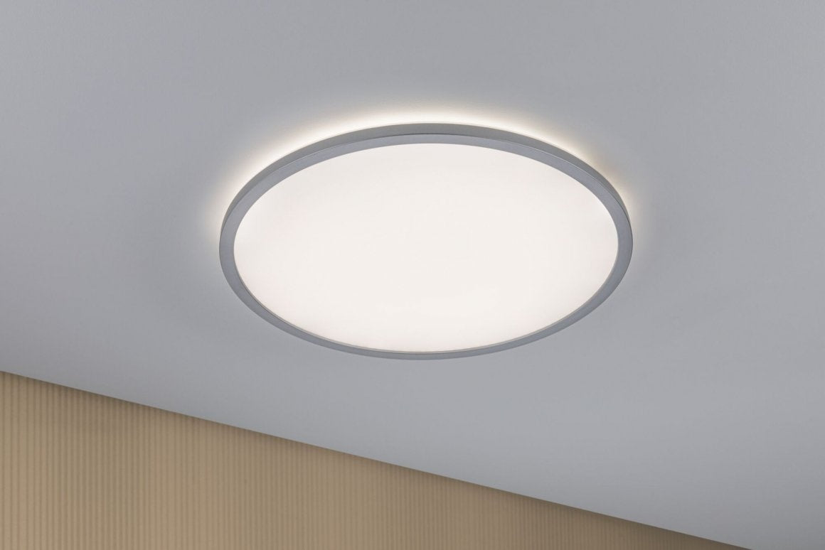  LED Panel Atria Shine  rund 420mm 3000K Chrom matt