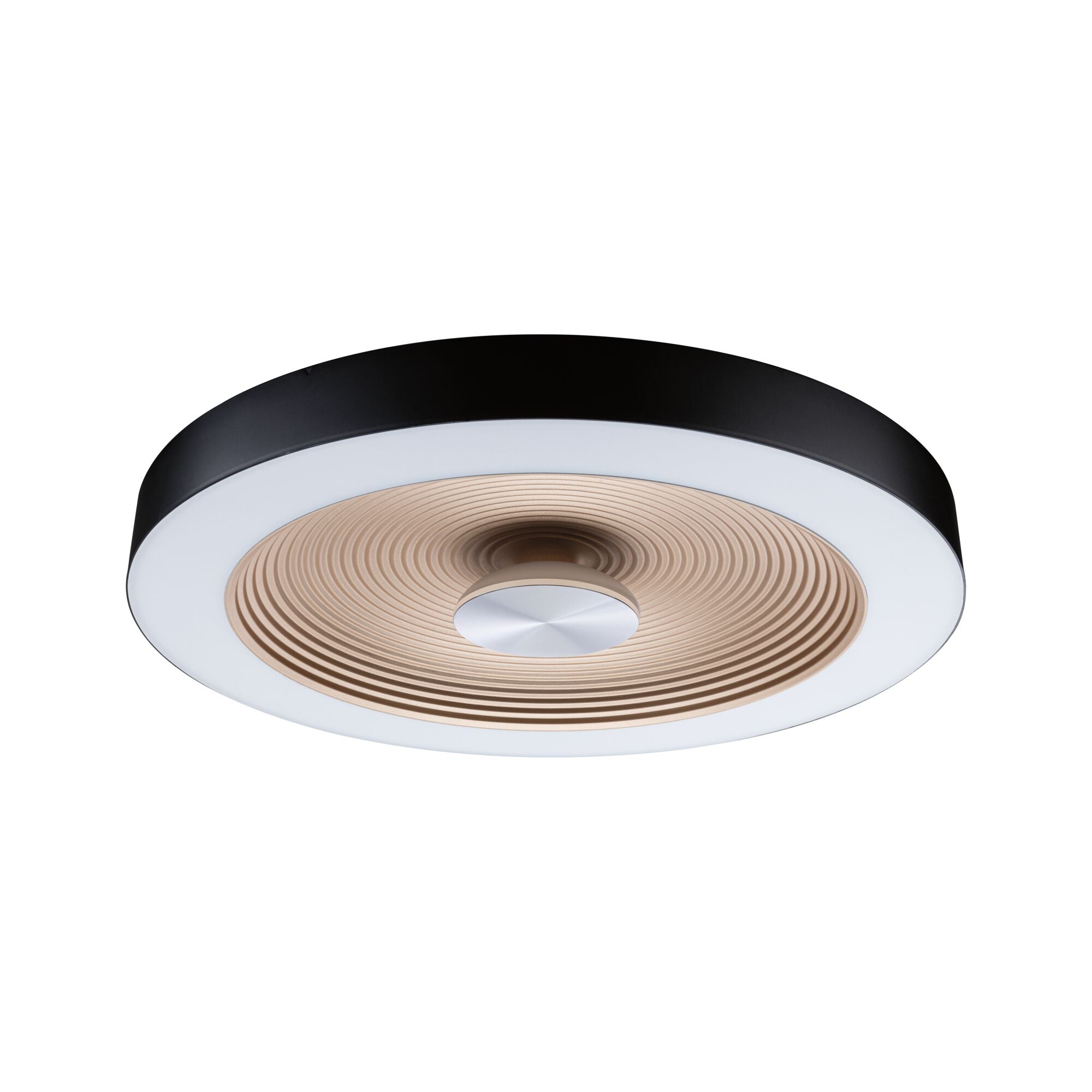 LED Deckenleuchte Volea IP44 3000K 500lm / 2400lm 230V 4 / 1x18,5W dimmbar Schwarz/Gold