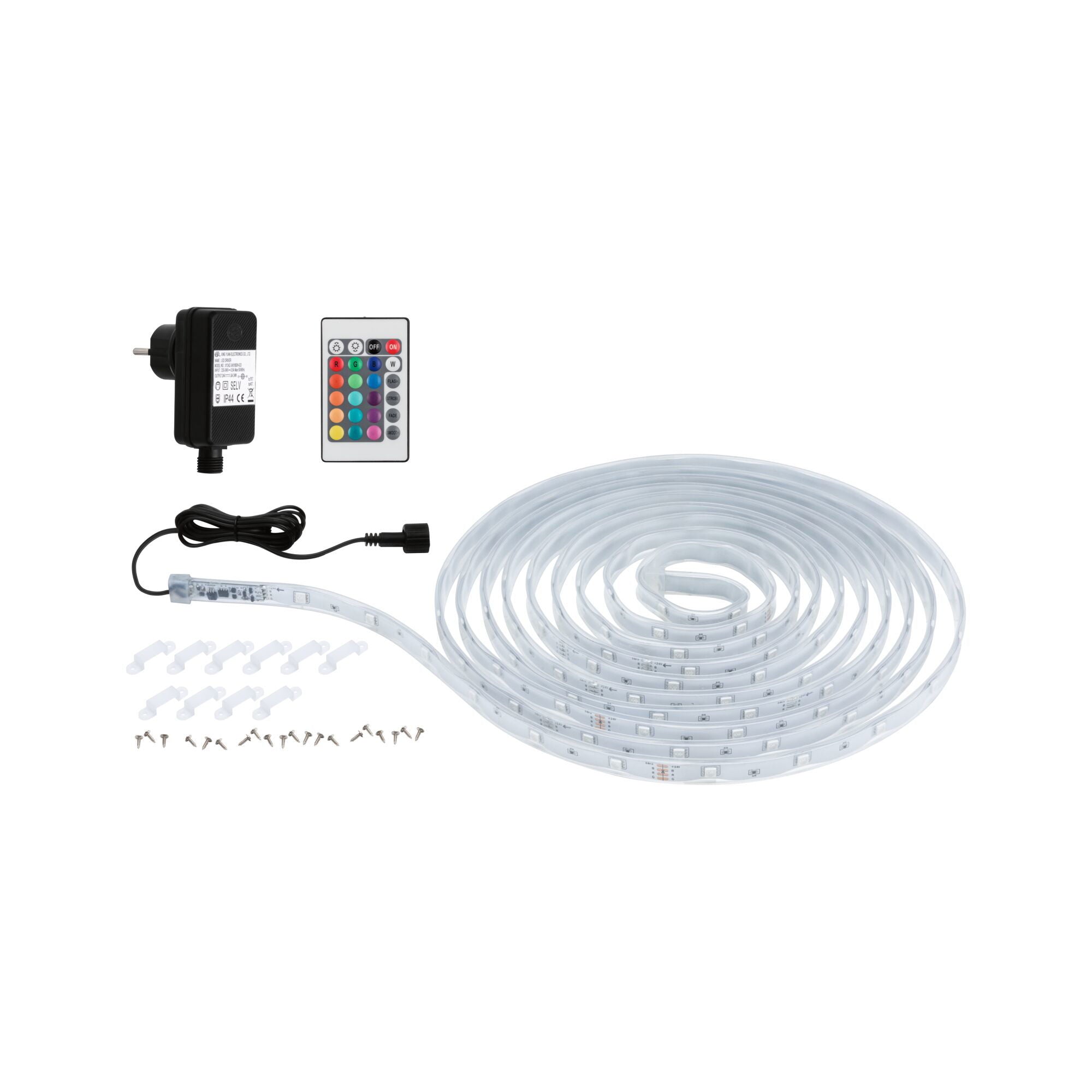 SimpLED Outdoor  Komplettset 5m IP65 13W 45lm/m 24 LEDs/m RGB