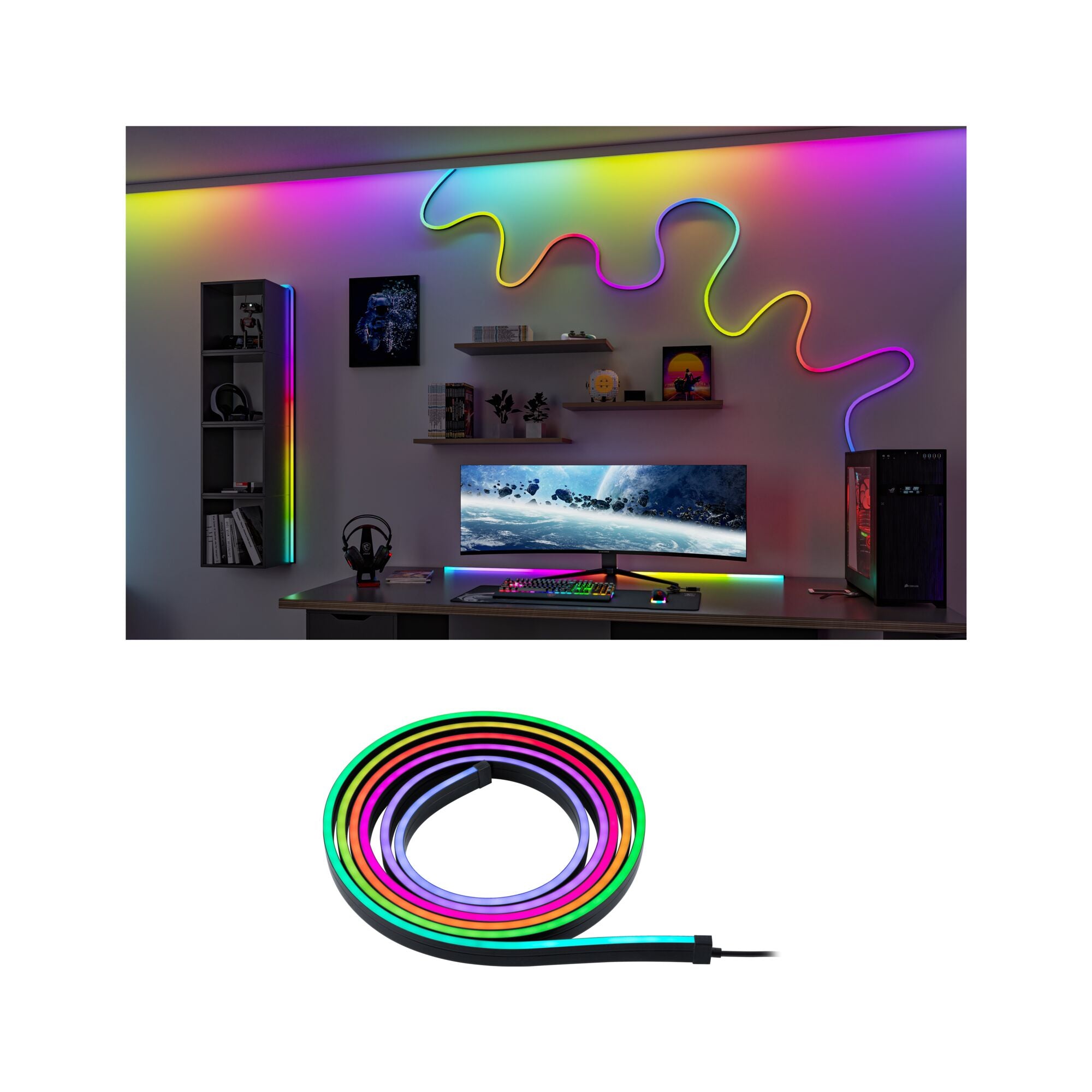 EntertainLED Black Neon 3m 5W 84 LEDs/m RGB+