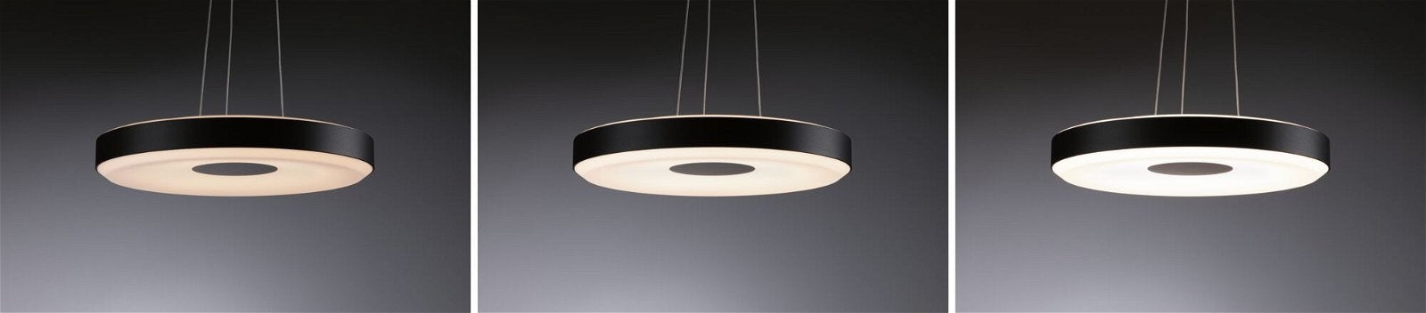  LED Pendelleuchte Puric Pane  2700K 1.200lm / 700lm 11 / 1x7W Schwarz/Grau dimmbar