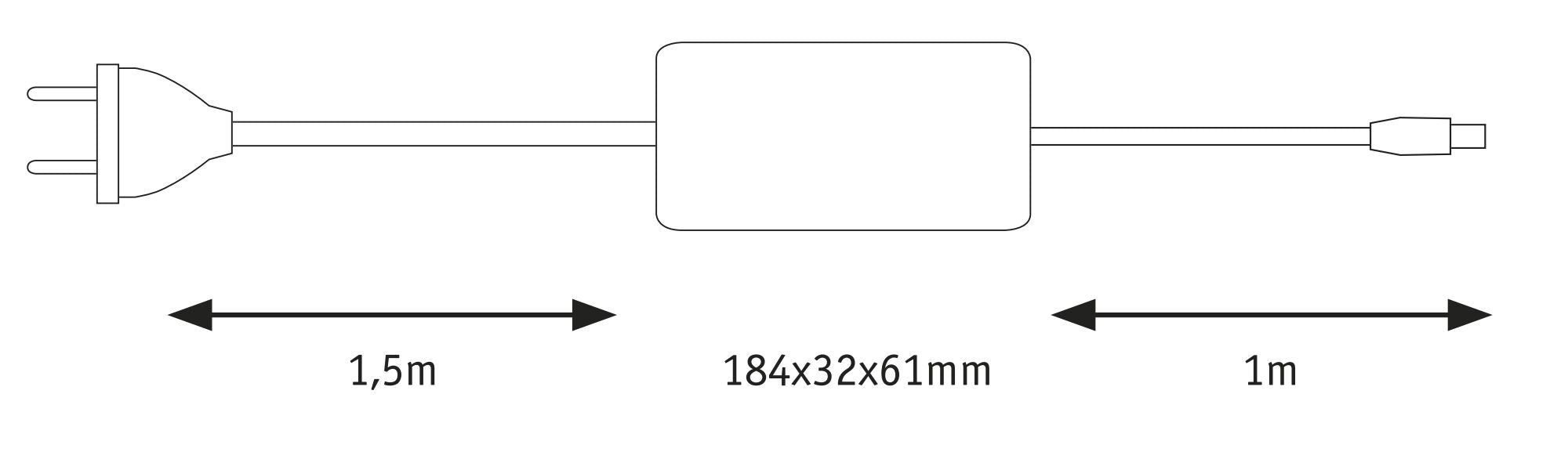 MaxLED Zubehör 230/24V 60VA Weiß