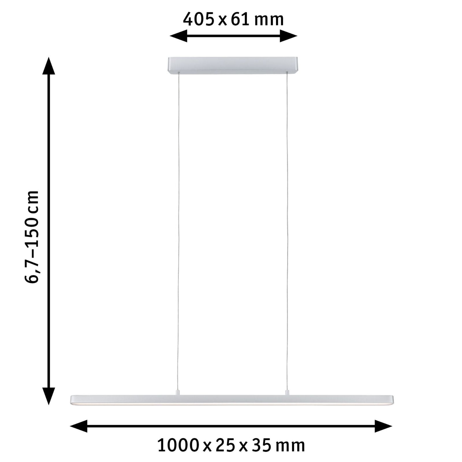  LED Pendelleuchte Lento 