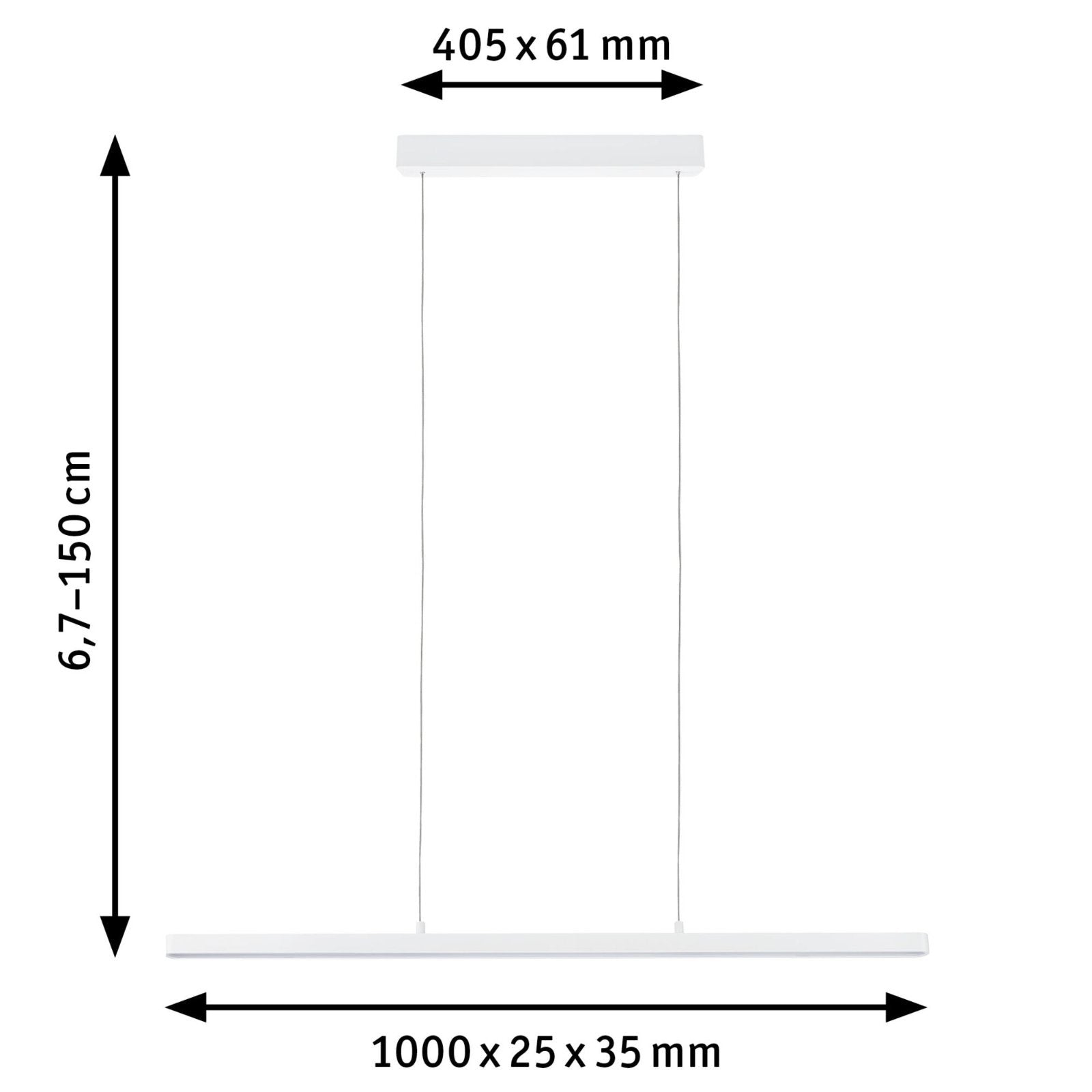  LED Pendelleuchte Lento  Tunable White