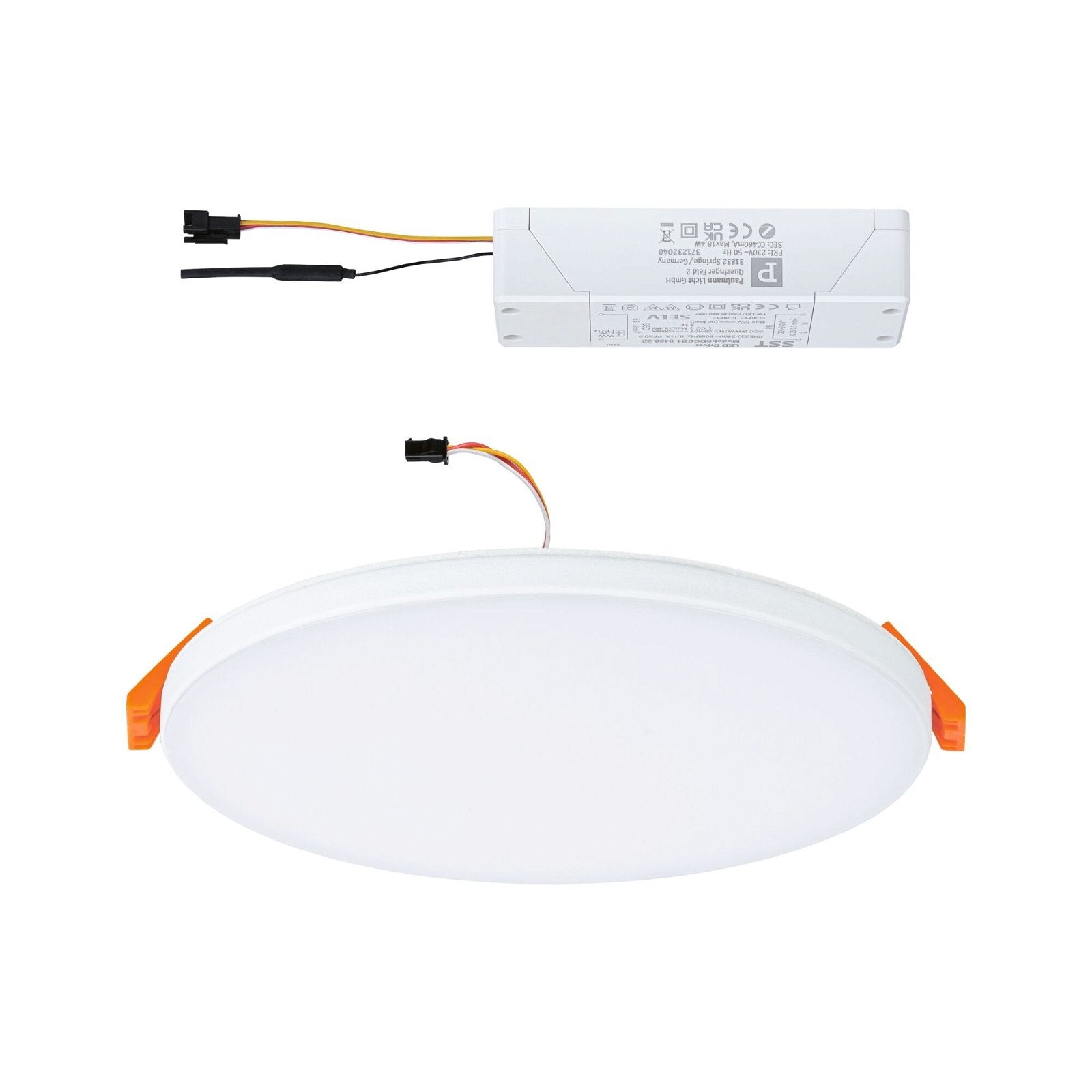  VariFit LED Einbaupanel Veluna Edge  IP44 rund 160mm 1000lm Tunable White Weiß dimmbar