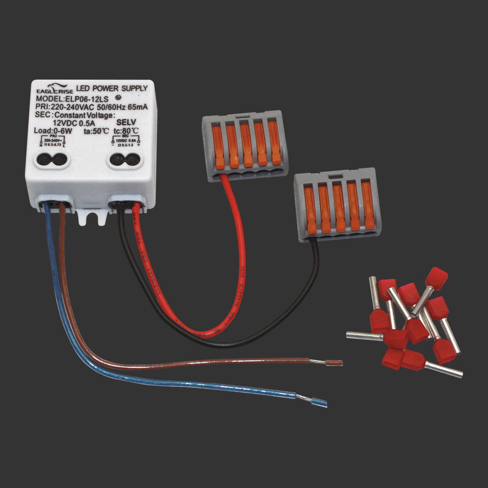 Netzteil, 12 V DC, 6 W, zum Einbau in UP-Dose