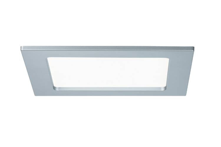 Einbaupanel LED eckig 12W 4000K Chrom matt