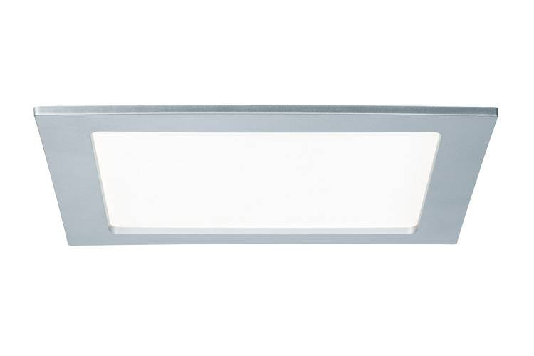 Einbaupanel LED eckig 18W 4000K Chrom matt