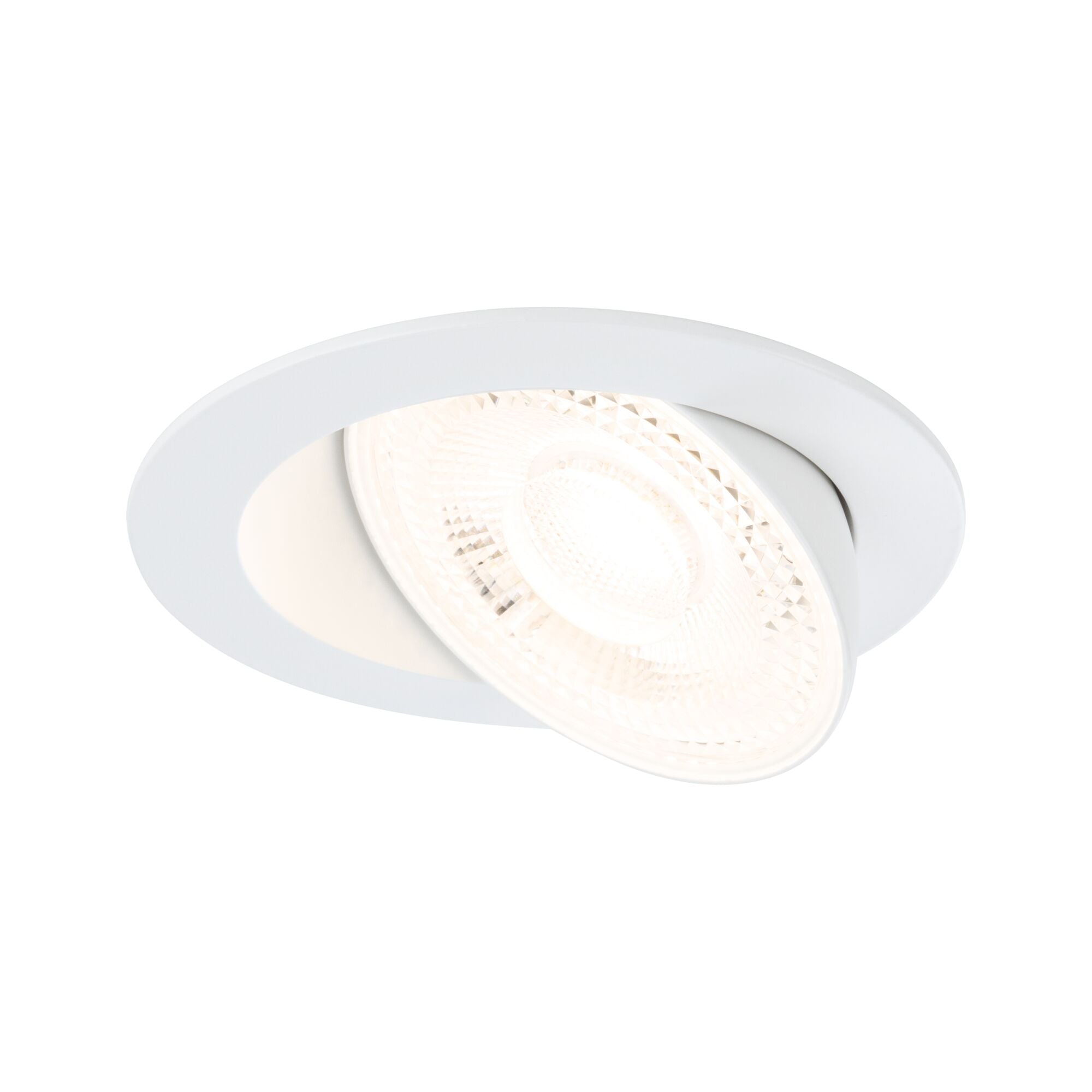 LED Einbauleuchte Aumus  Einzelspot rund 105mm 90° 5W 700lm 230V dimmbar 2700 - 6500K Weiß