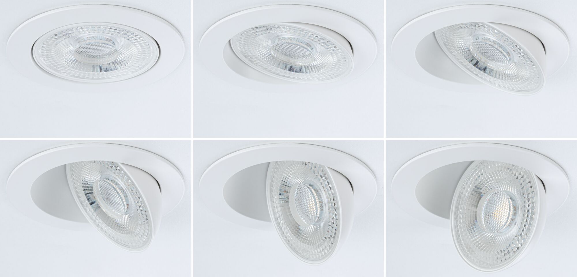 LED Einbauleuchte Aumus  Einzelspot rund 105mm 90° 5W 700lm 230V dimmbar 2700 - 6500K Weiß