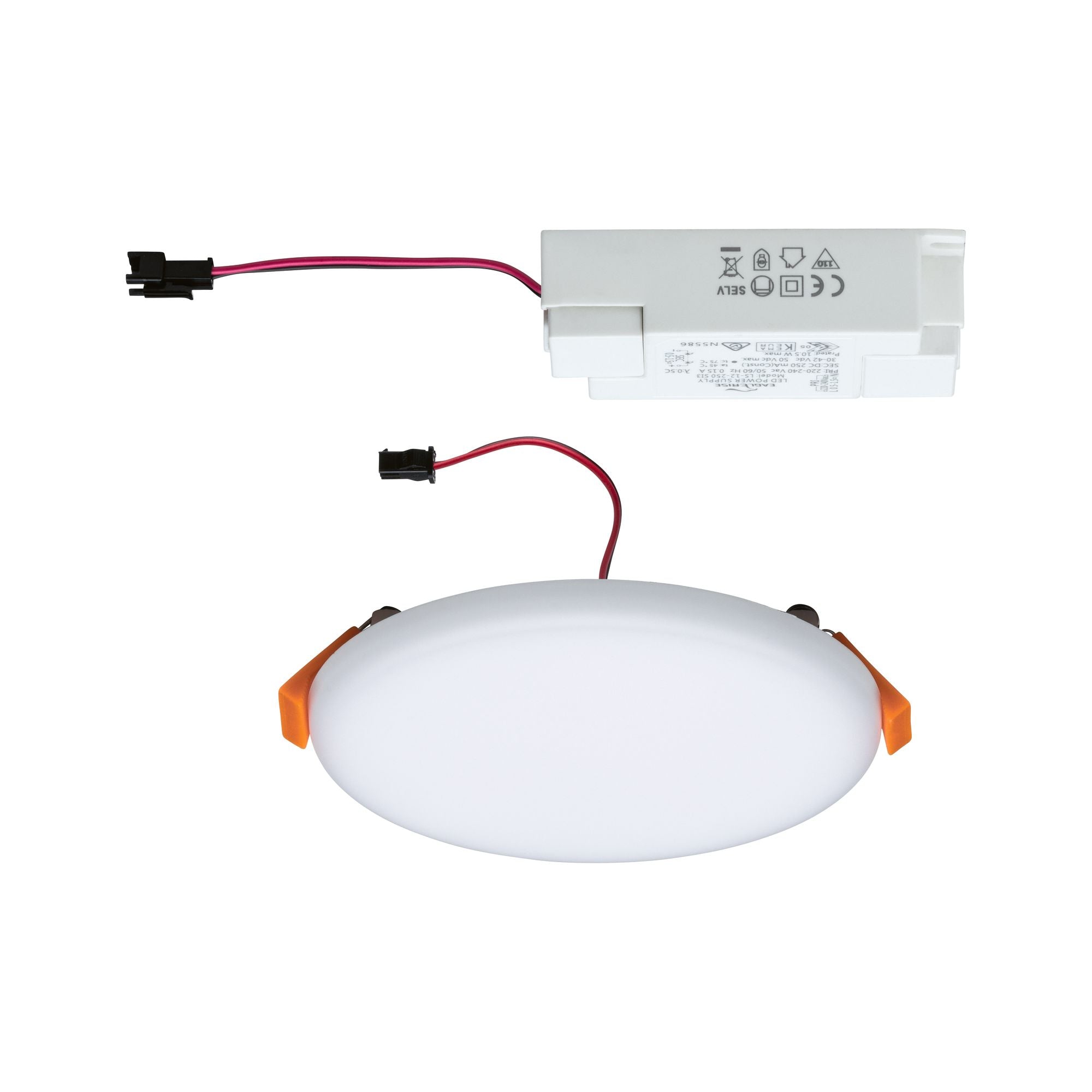 VariFit Veluna IP44 rund 125mm 8,5W 700lm 3000K Satin