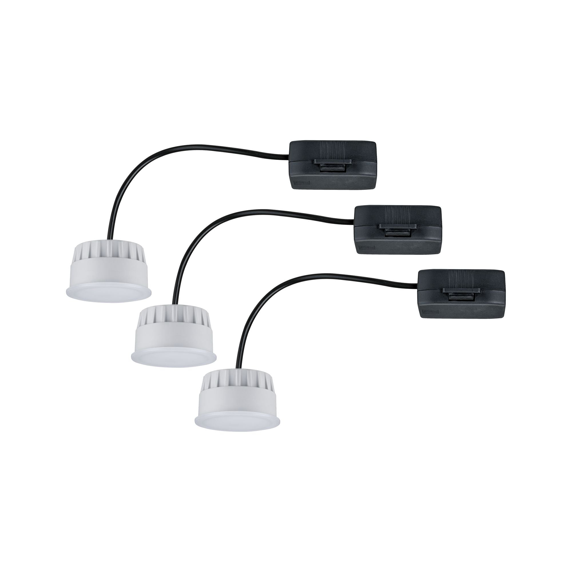 LED Modul Einbauleuchte Choose Coin 3er-Set rund 50mm Coin 3x6W 3x470lm 230V dimmbar 2700K Satin