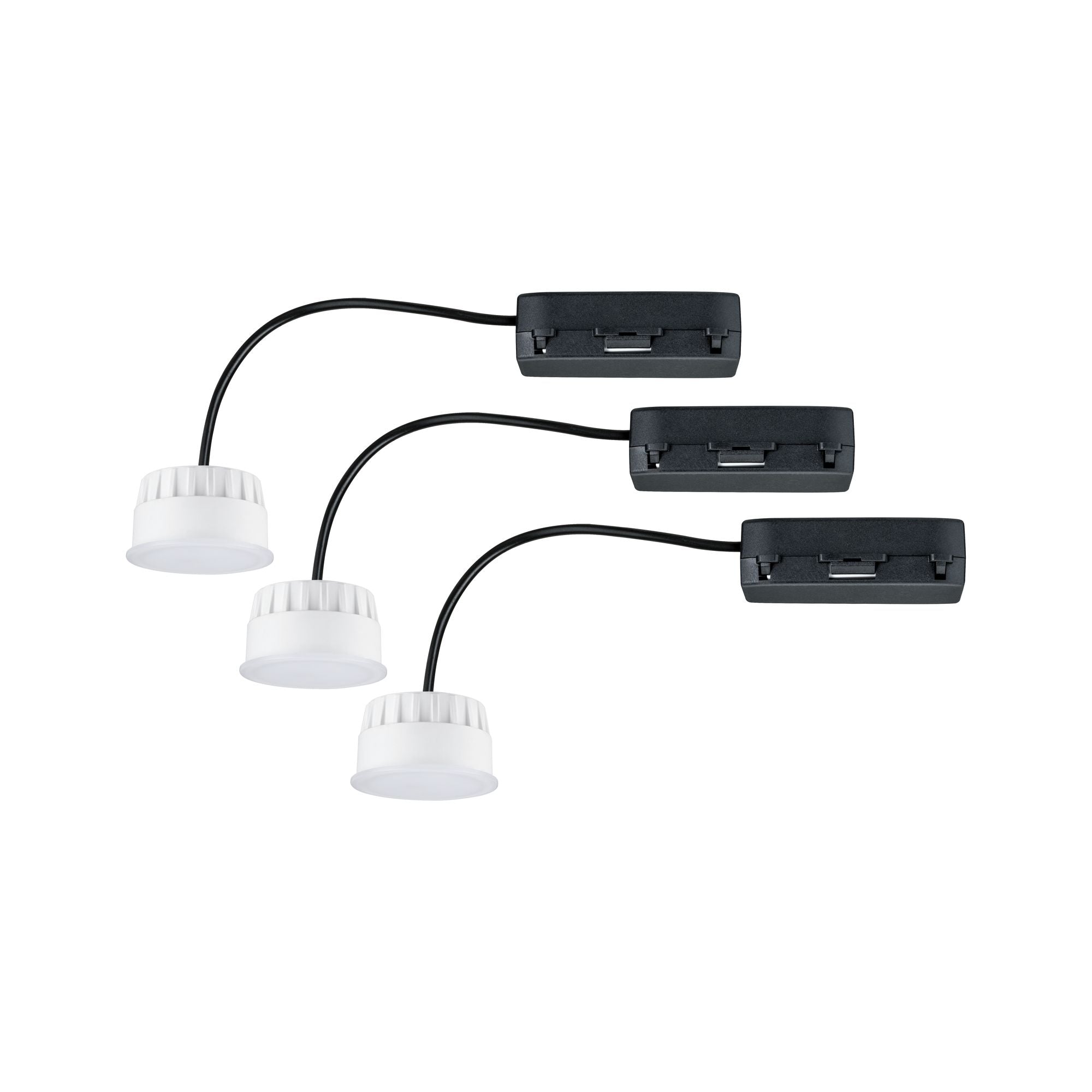 LED Modul Einbauleuchte Choose Coin 3er-Set rund 51mm Coin 3x6,5W 3x630lm 230V dimmbar 2700K Satin