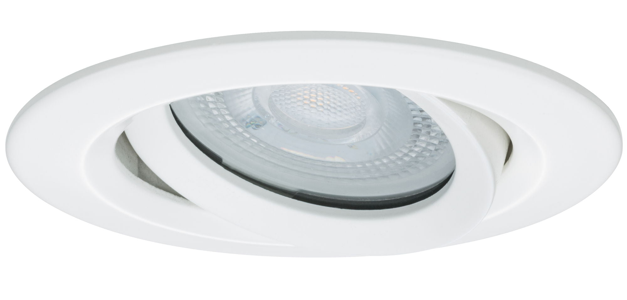 LED Einbauleuchte Nova Plus  Einzelleuchte schwenkbar IP65 rund 93mm 30° GU10 7W 460lm 230V dimmbar 2700K Weiß matt