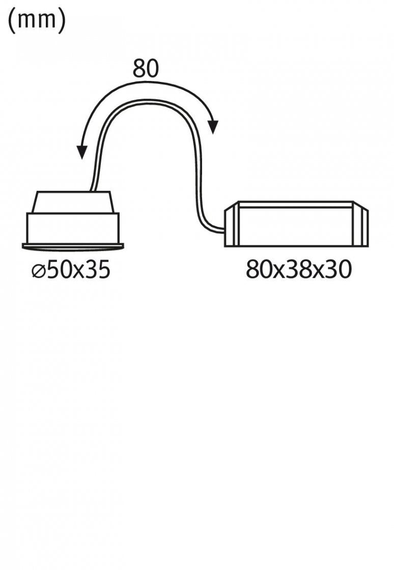  LED Modul Einbauleuchte RGBW Coin  rund 50mm Coin 5,2W 400lm 230V dimmbar RGBW Satin