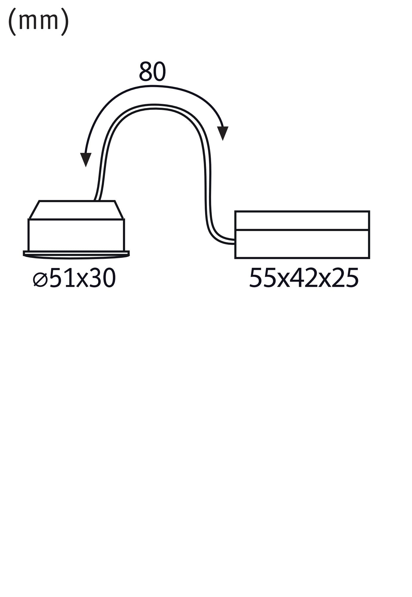 LED Einbauleuchte Nova Mini Plus Coin Einzelleuchte schwenkbar rund 66mm 15° Coin 4,2W 300lm 230V dimmbar 2700K Eisen gebürstet