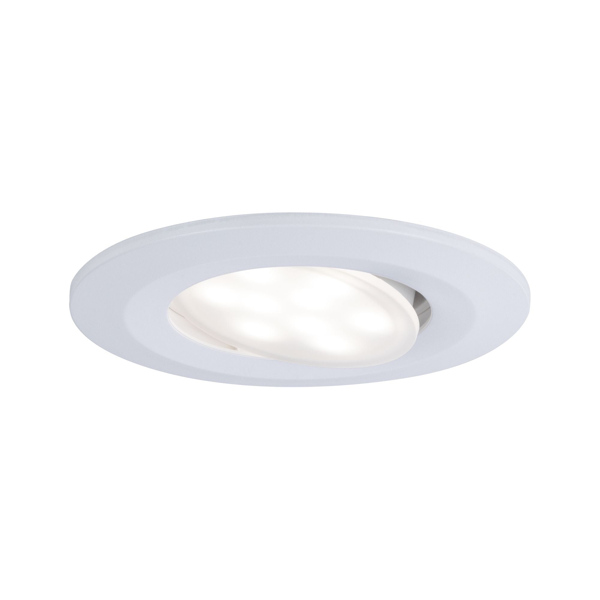 LED Einbauleuchte Calla  Einzelleuchte schwenkbar IP65 rund 90mm 30° 5,5W 400lm 230V White Switch Weiß