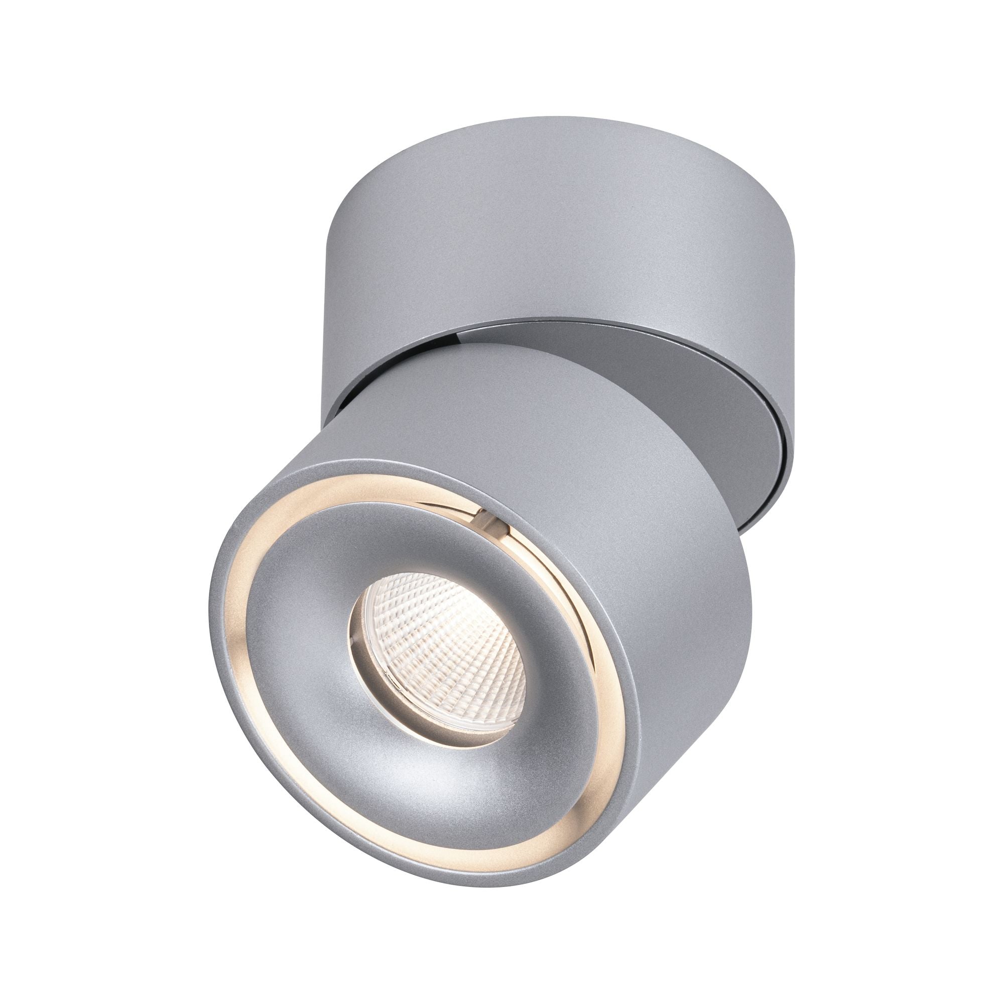 LED Deckenleuchte Spircle 78mm 8W 550lm 230V 3000K Chrom matt