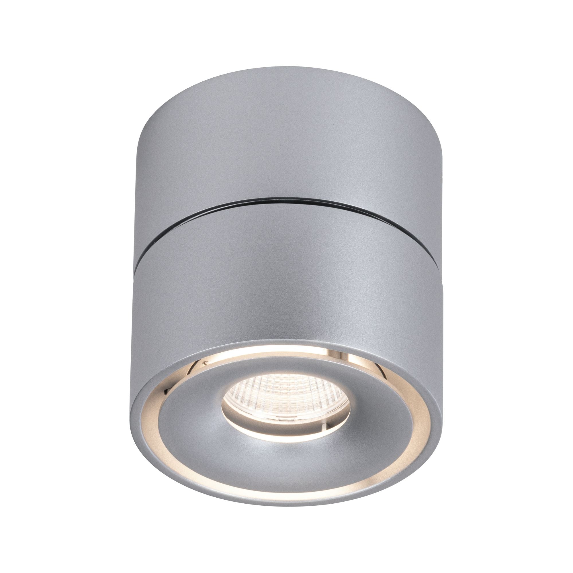 LED Deckenleuchte Spircle 78mm 8W 550lm 230V 3000K Chrom matt