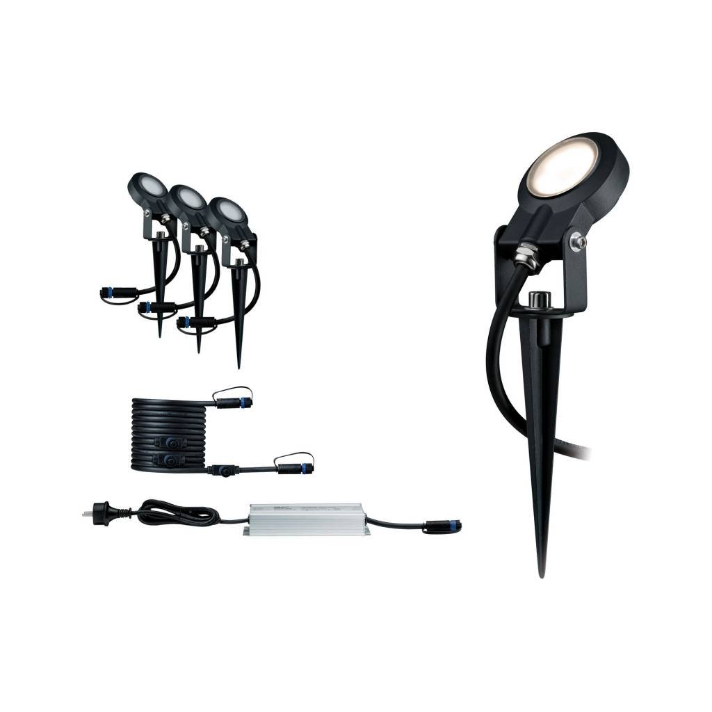  Plug & Shine Basisset Erdspieß Sting IP67 3000K 3x6W dimmbar