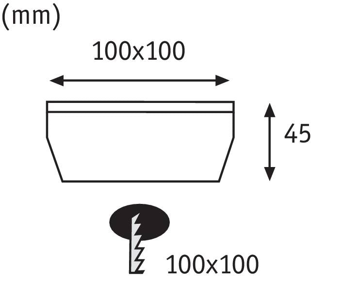 Bodeneinbauleuchten-Set Solar Cube LED Edelstahl, 1er Set 