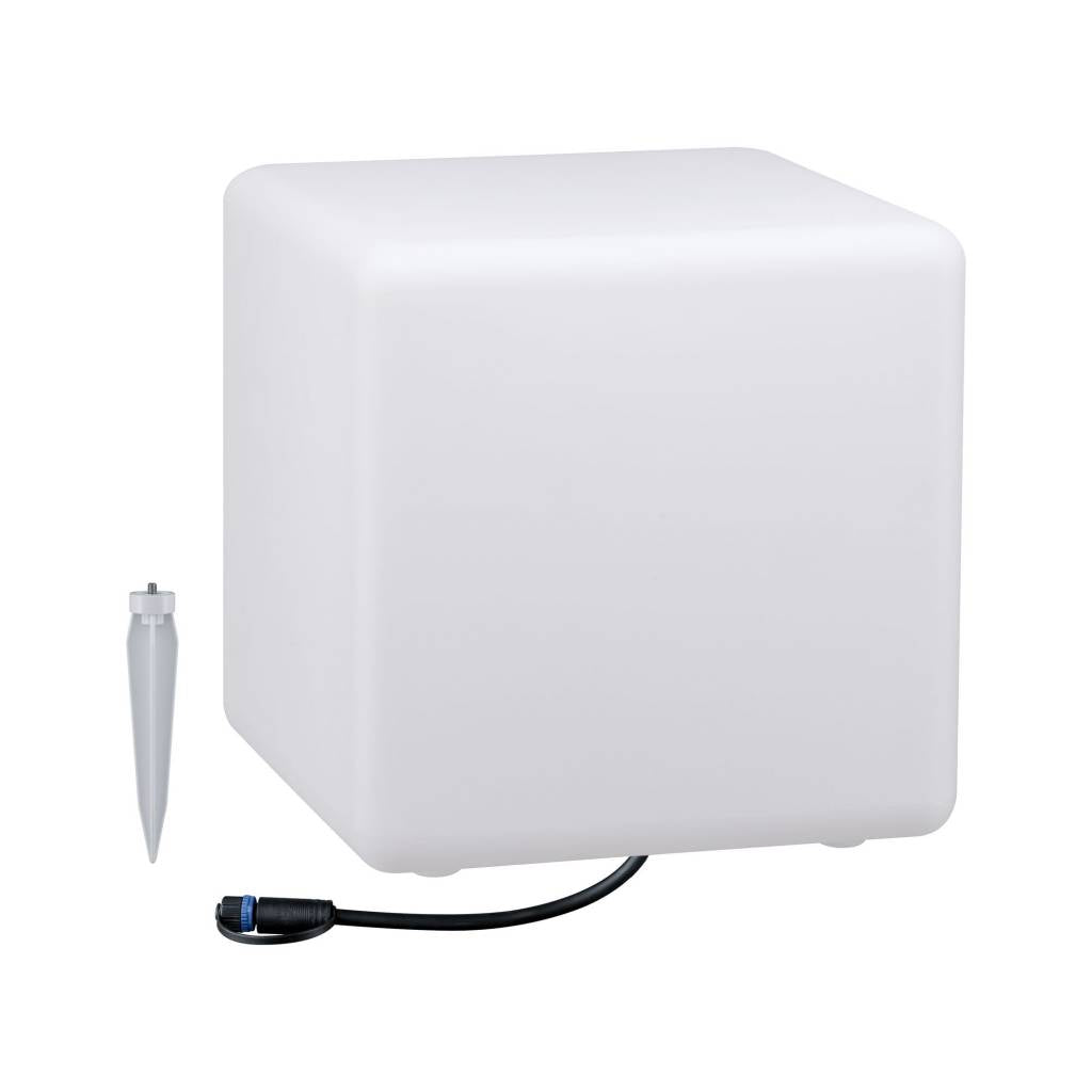 Plug & Shine Lichtobjekt Cube IP67 3000K 24V Kantenlänge 30cm 