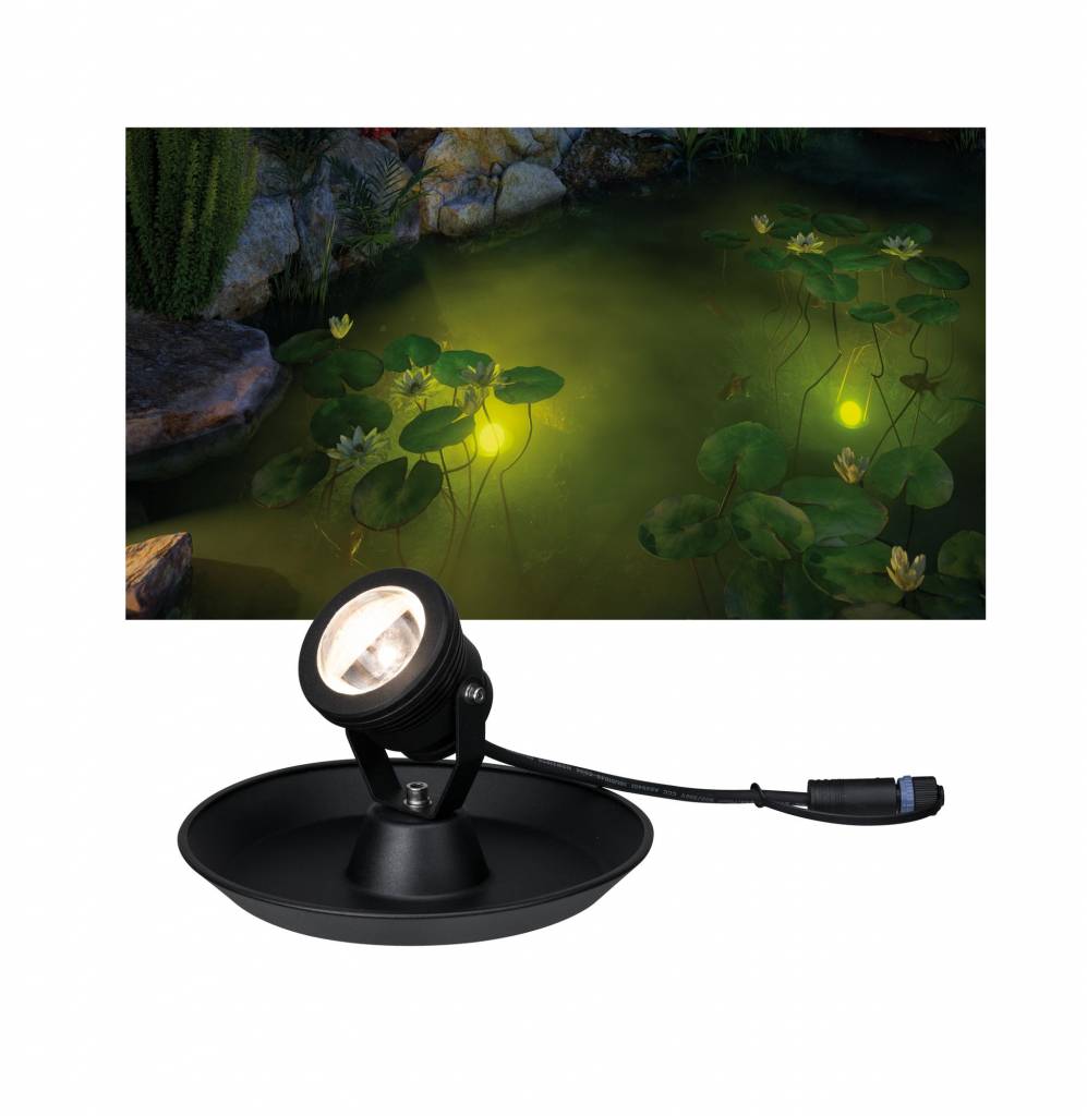 Plug & Shine Underwater Spotlight IP68 3000K 4W 24V schwenkbar 