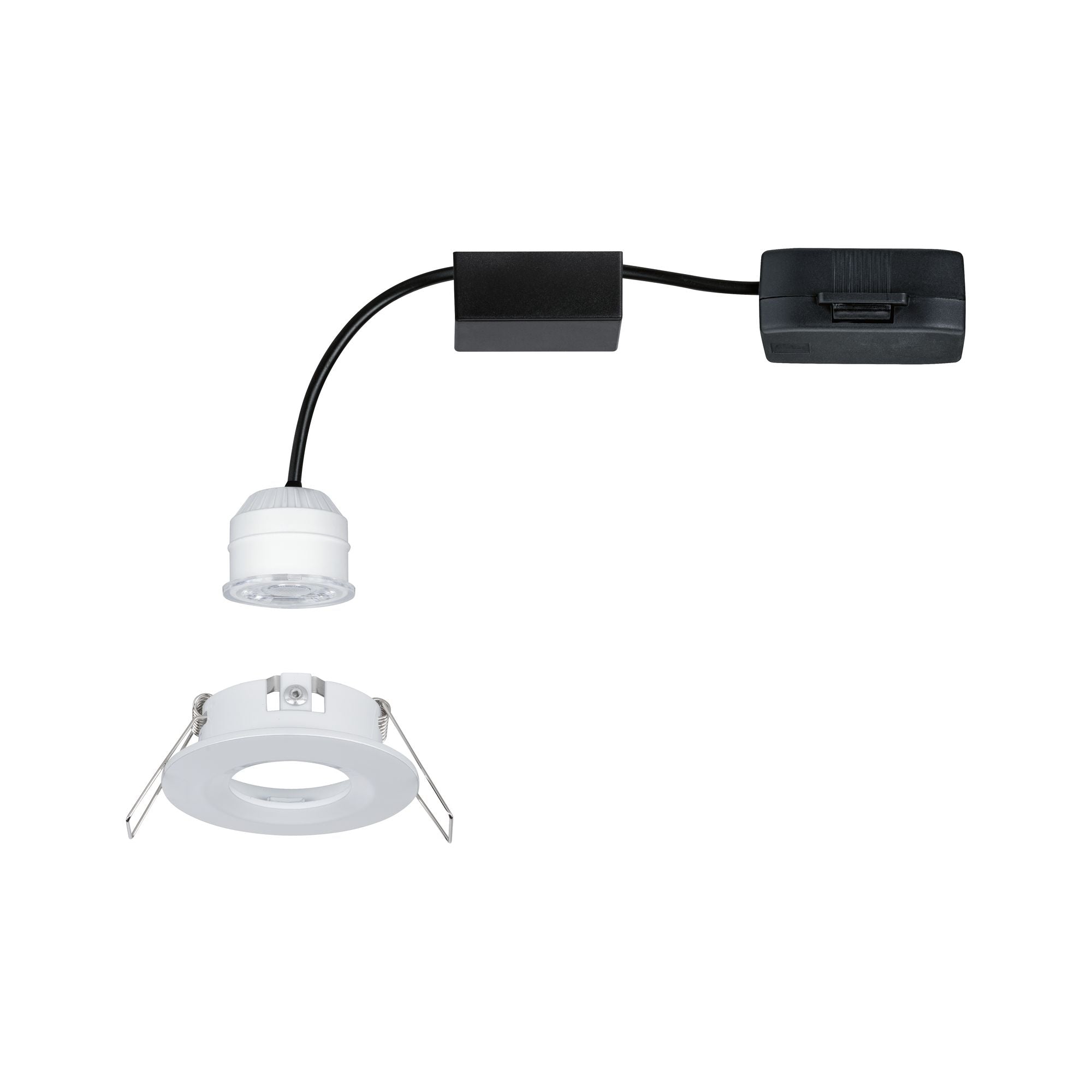 LED Einbauleuchte Nova Mini Coin Einzelleuchte starr IP44 rund 65mm Coin 4W 310lm 230V 2700K Weiß matt