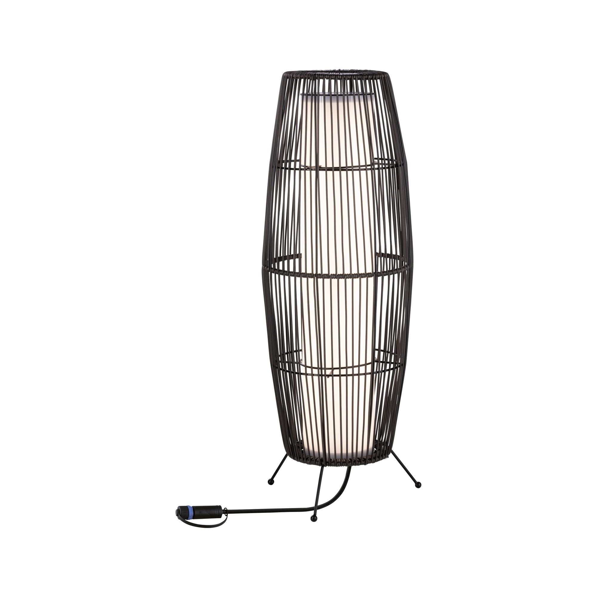 Plug & Shine Lichtobjekt Basket IP44 3.000K 8W 24V Anthrazit 60x20cm 