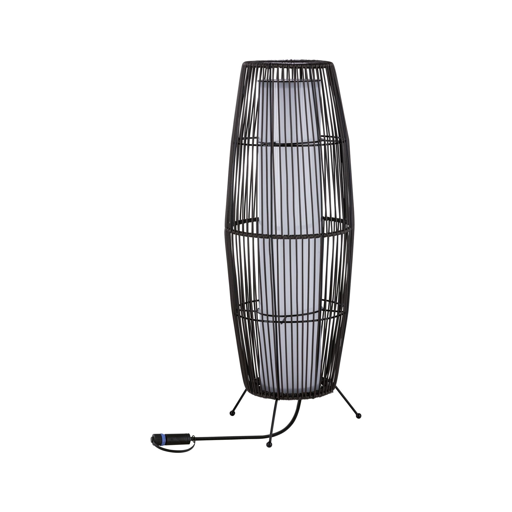 Plug & Shine Lichtobjekt Basket IP44 3.000K 8W 24V Anthrazit 60x20cm 