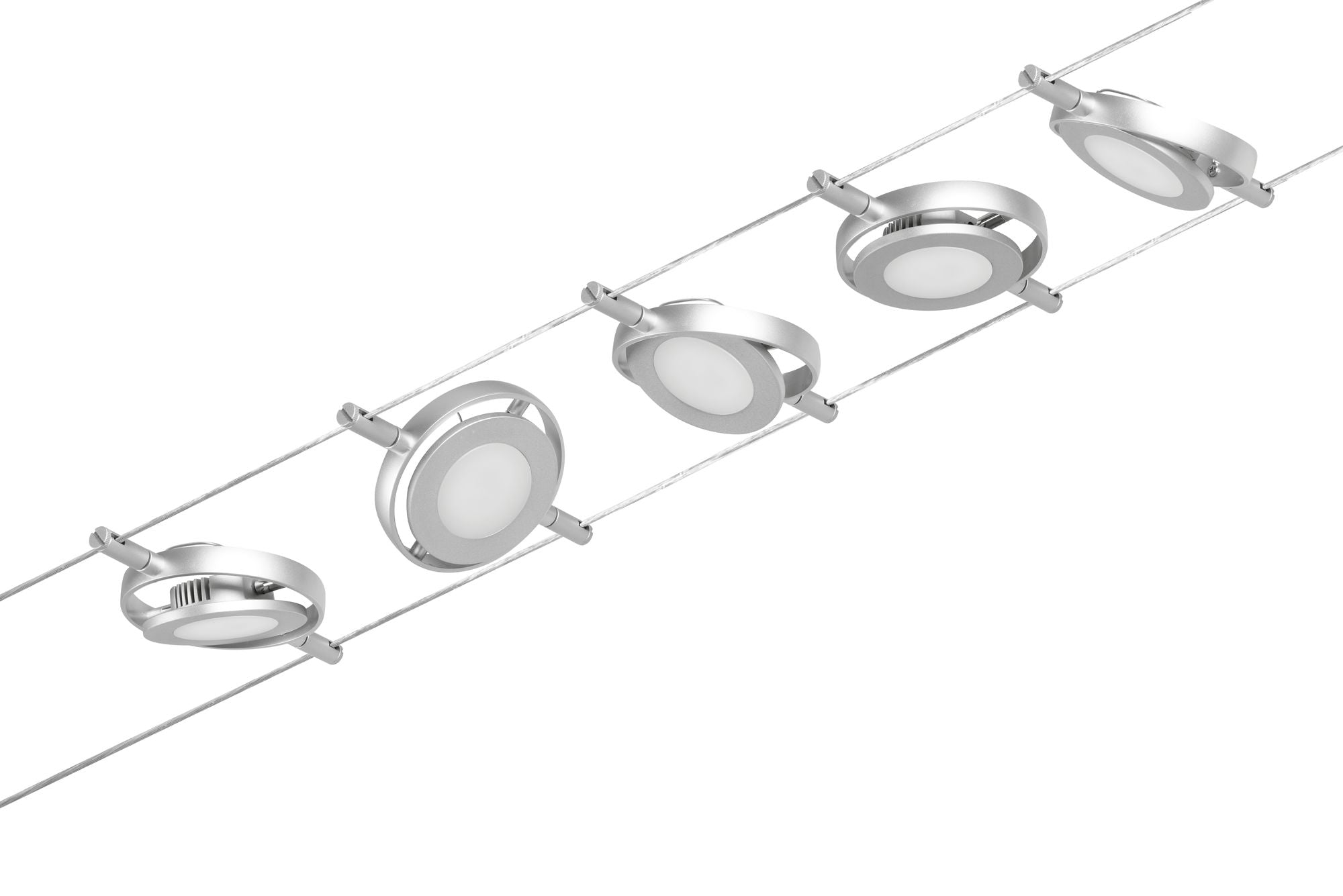 CorDuo RoundMac  Basisset 5x200lm 5x4,5W 3000K 230/12V Chrom matt/Chrom