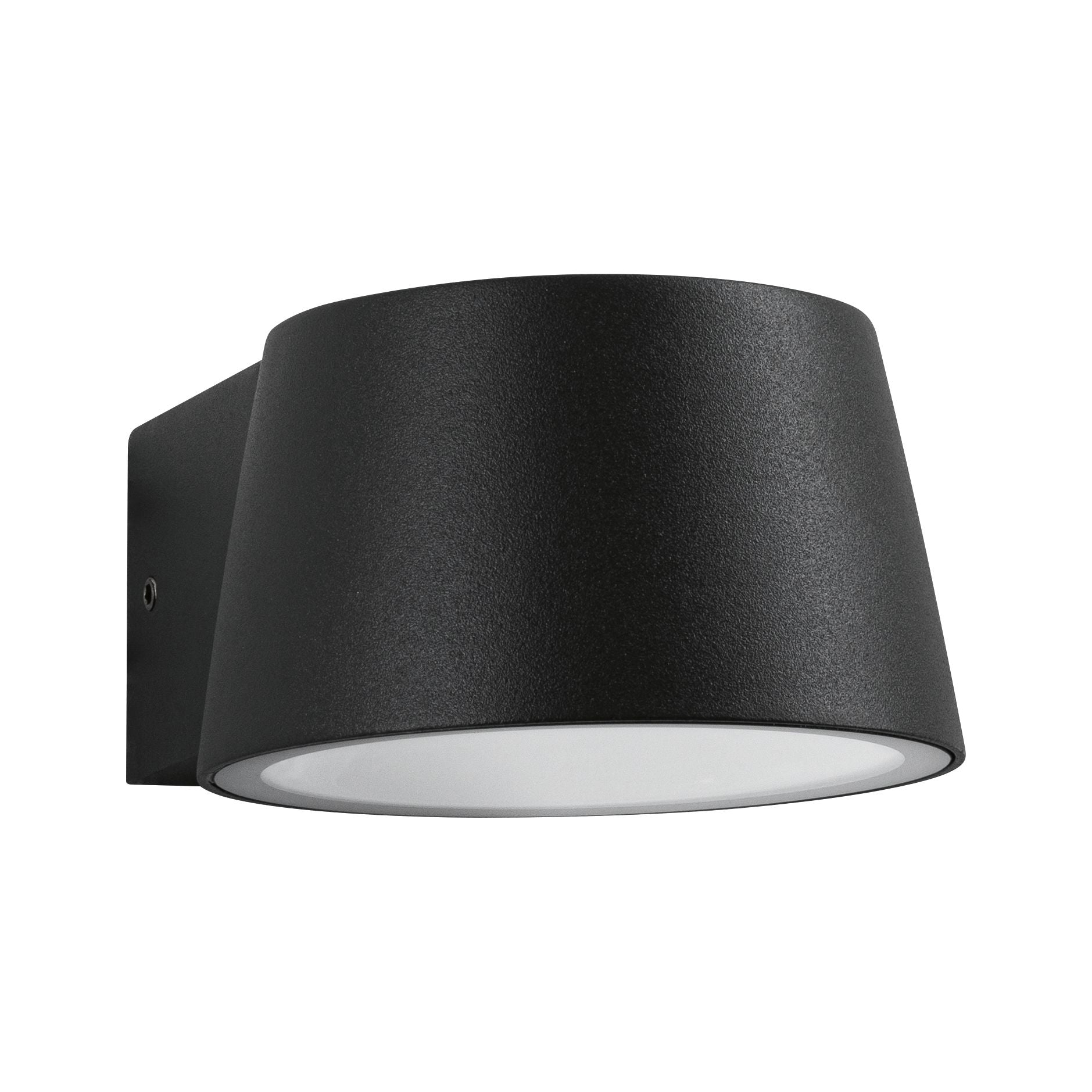 LED Außenwandleuchte Capera IP44 96x128mm 3000K 6W 500lm 230V Anthrazit Aluminium