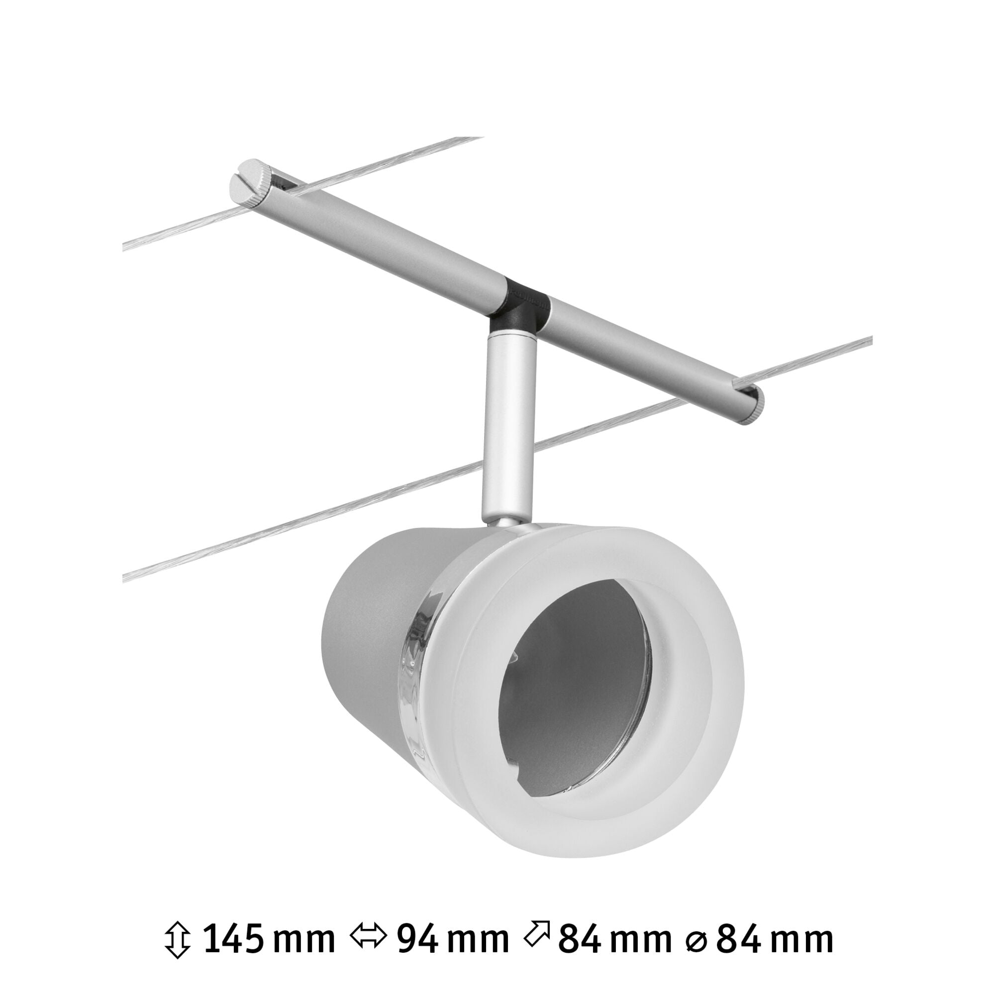 CorDuo Cone  Einzelspot GU5,3 max. 10W 12V Chrom matt/Chrom